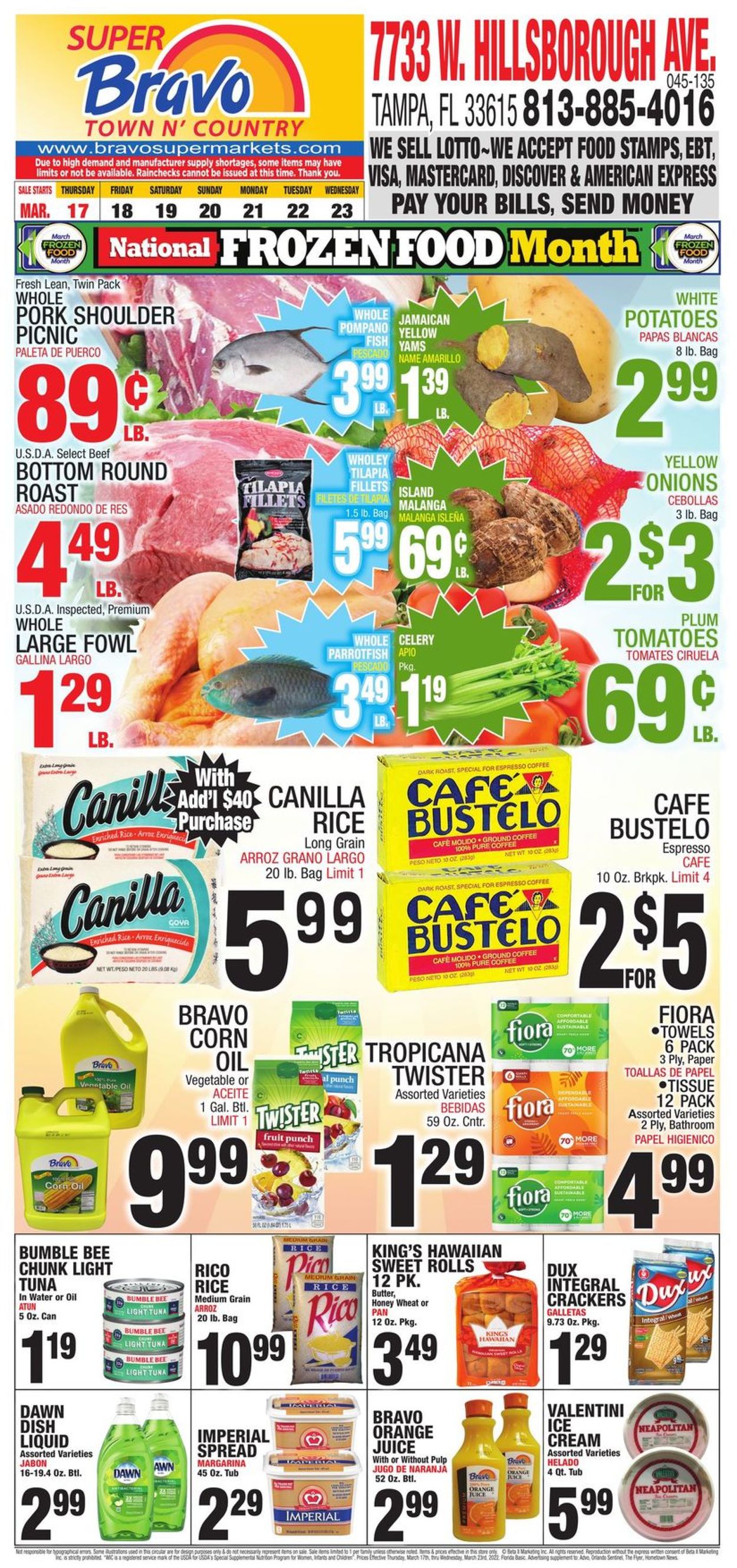 Catalogue Bravo Supermarkets from 03/17/2022