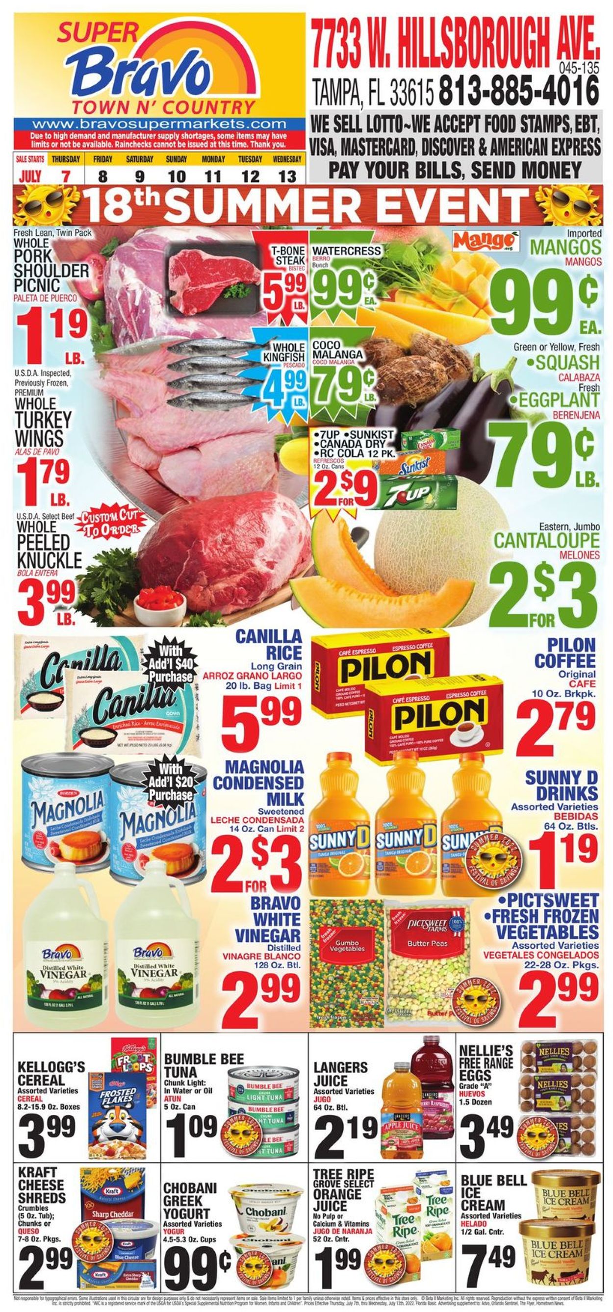 Catalogue Bravo Supermarkets from 07/07/2022