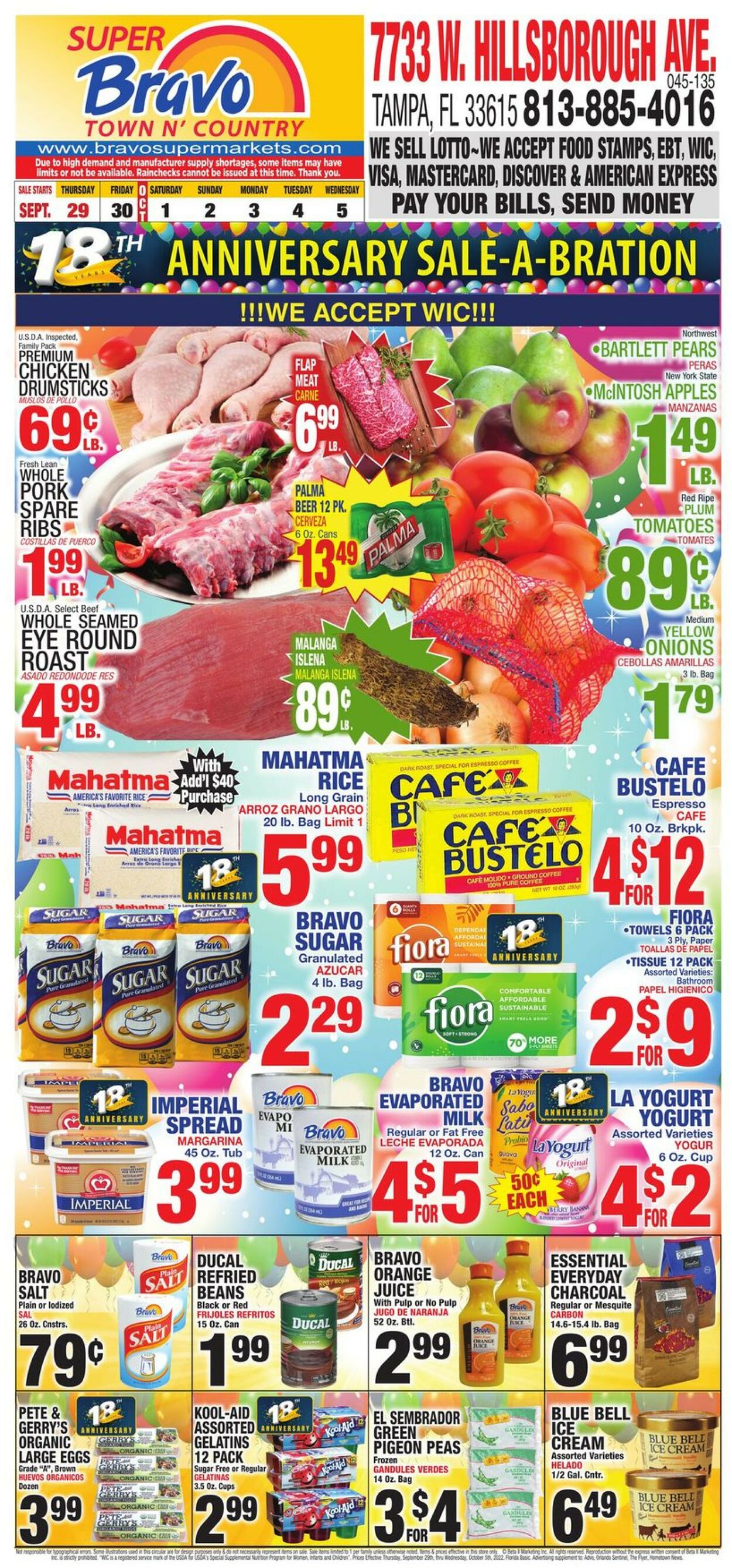 Catalogue Bravo Supermarkets from 09/29/2022