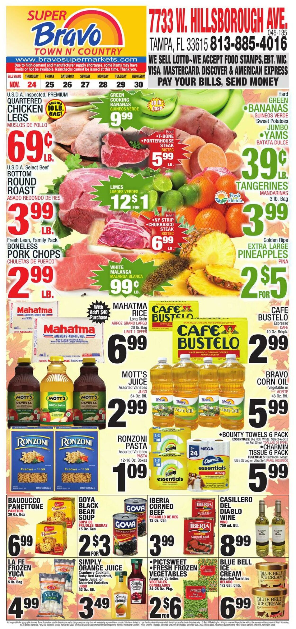 Catalogue Bravo Supermarkets from 11/24/2022