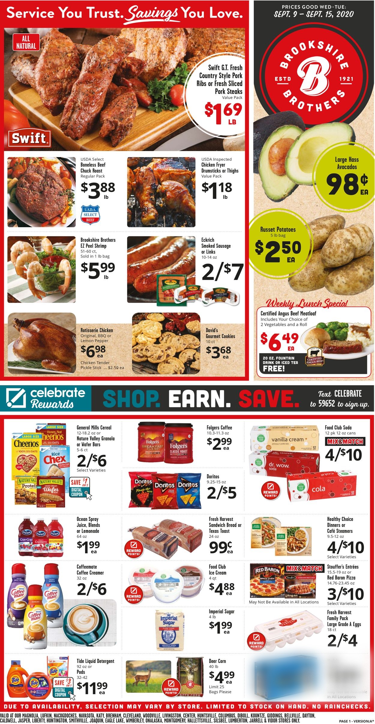 Catalogue Brookshire Brothers from 09/09/2020