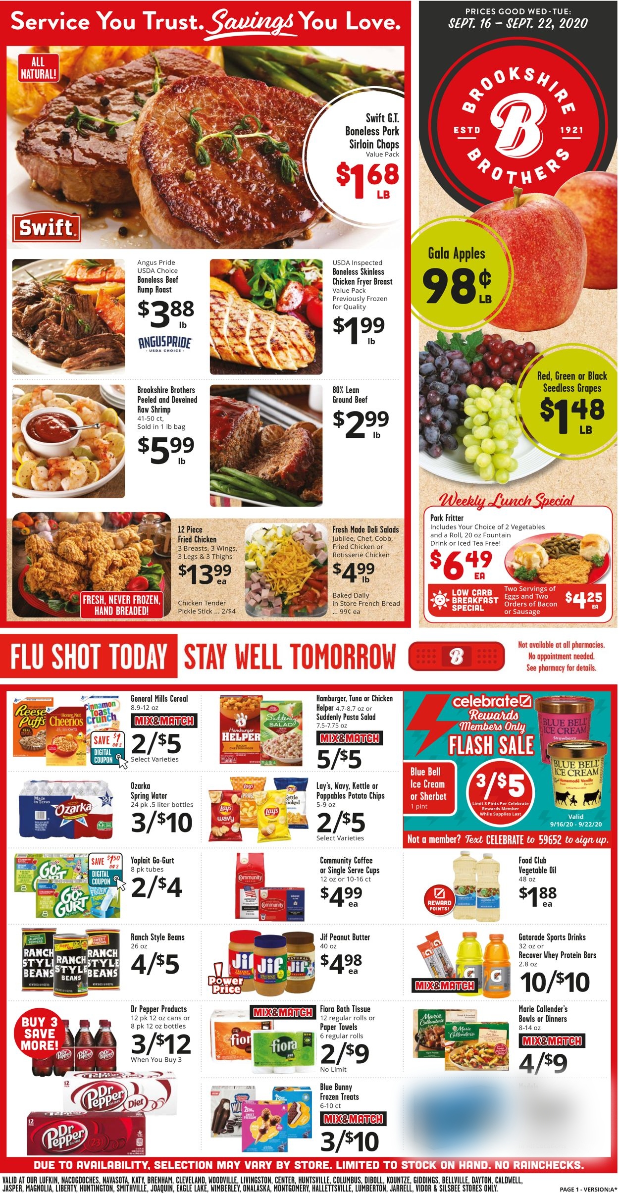 Catalogue Brookshire Brothers from 09/16/2020