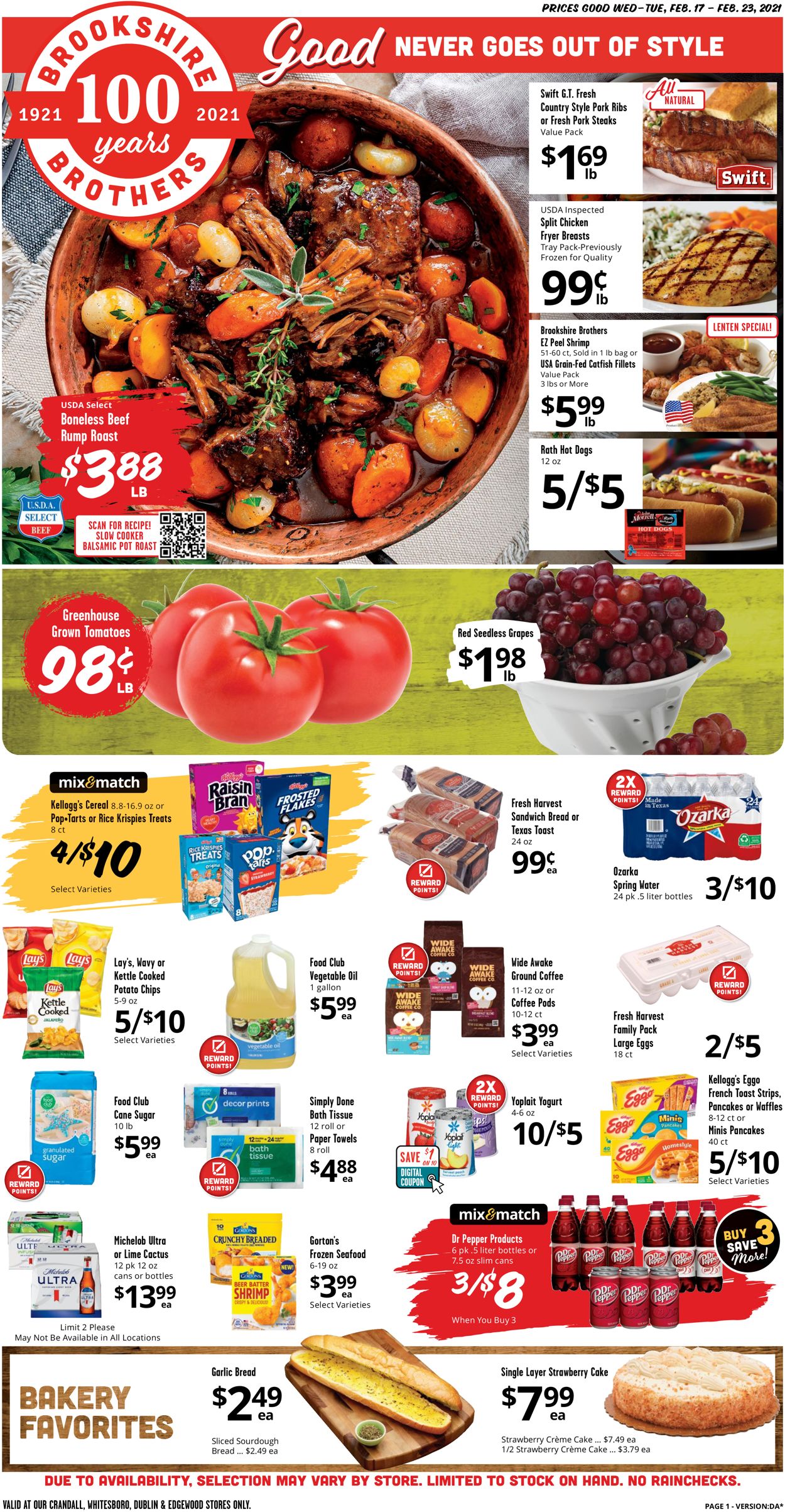 Catalogue Brookshire Brothers from 02/17/2021