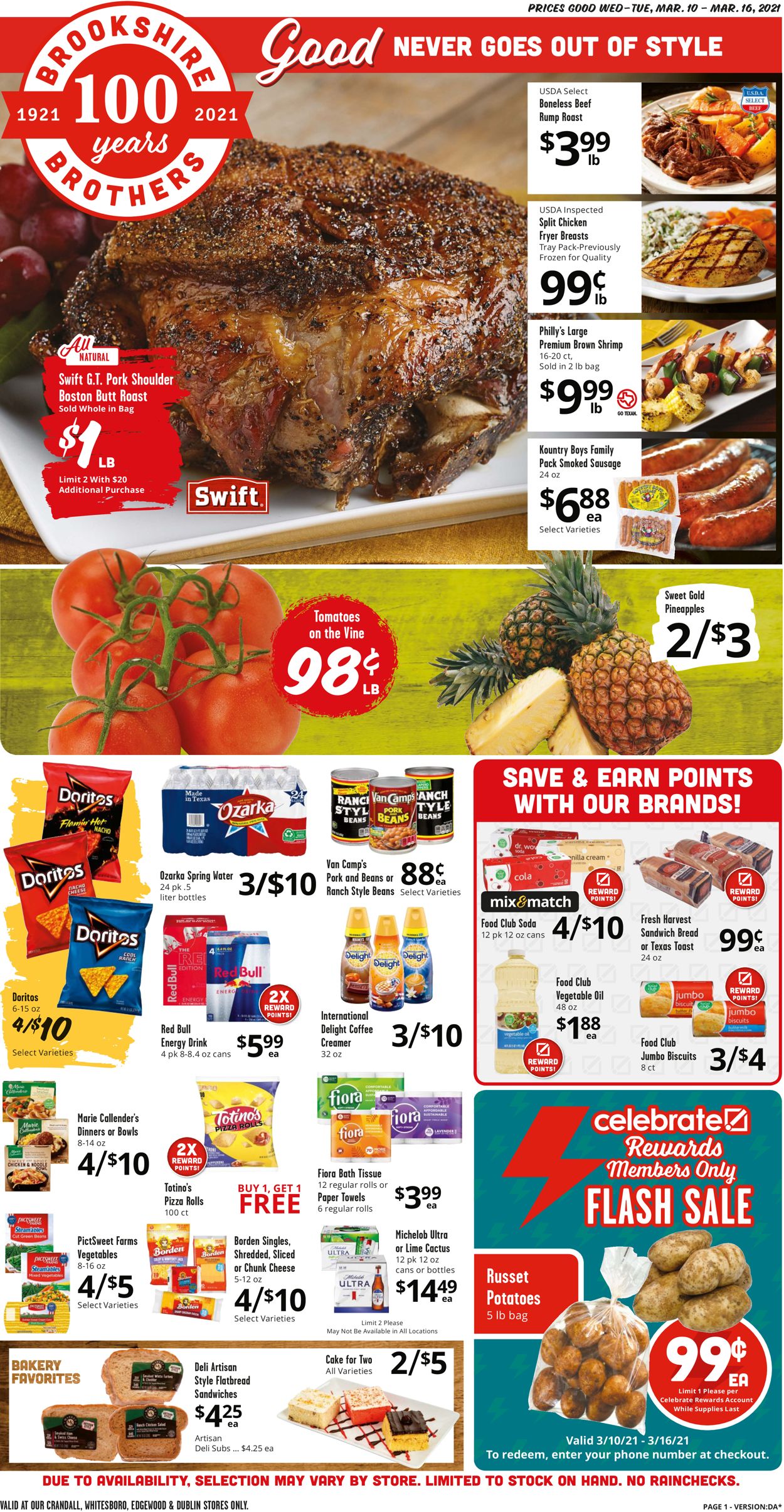 Catalogue Brookshire Brothers from 03/10/2021