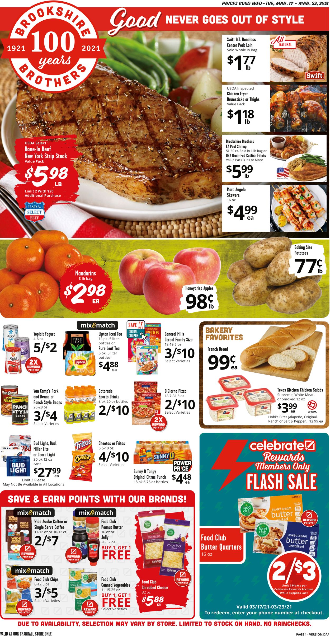 Catalogue Brookshire Brothers from 03/17/2021