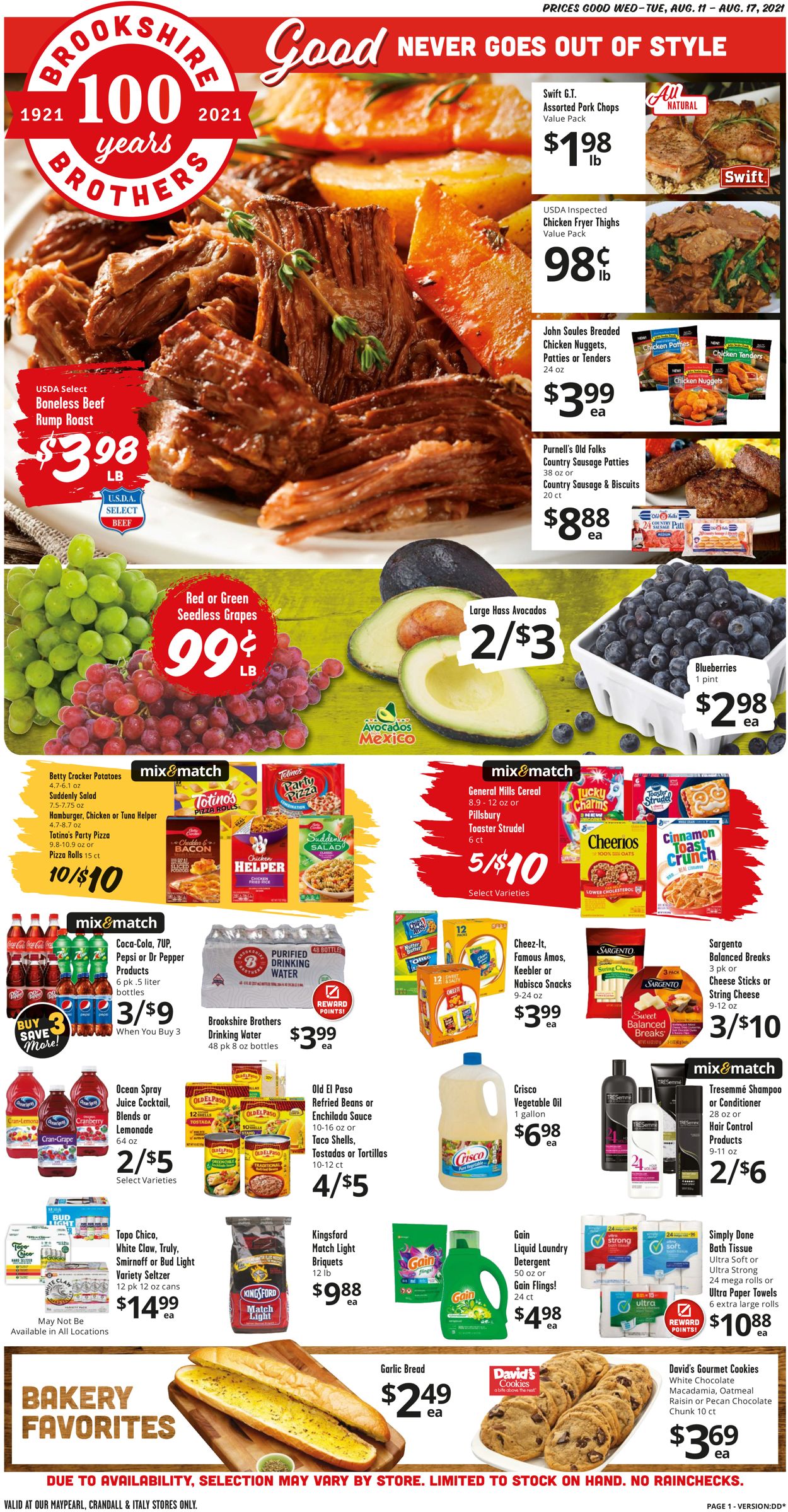 Catalogue Brookshire Brothers from 08/11/2021