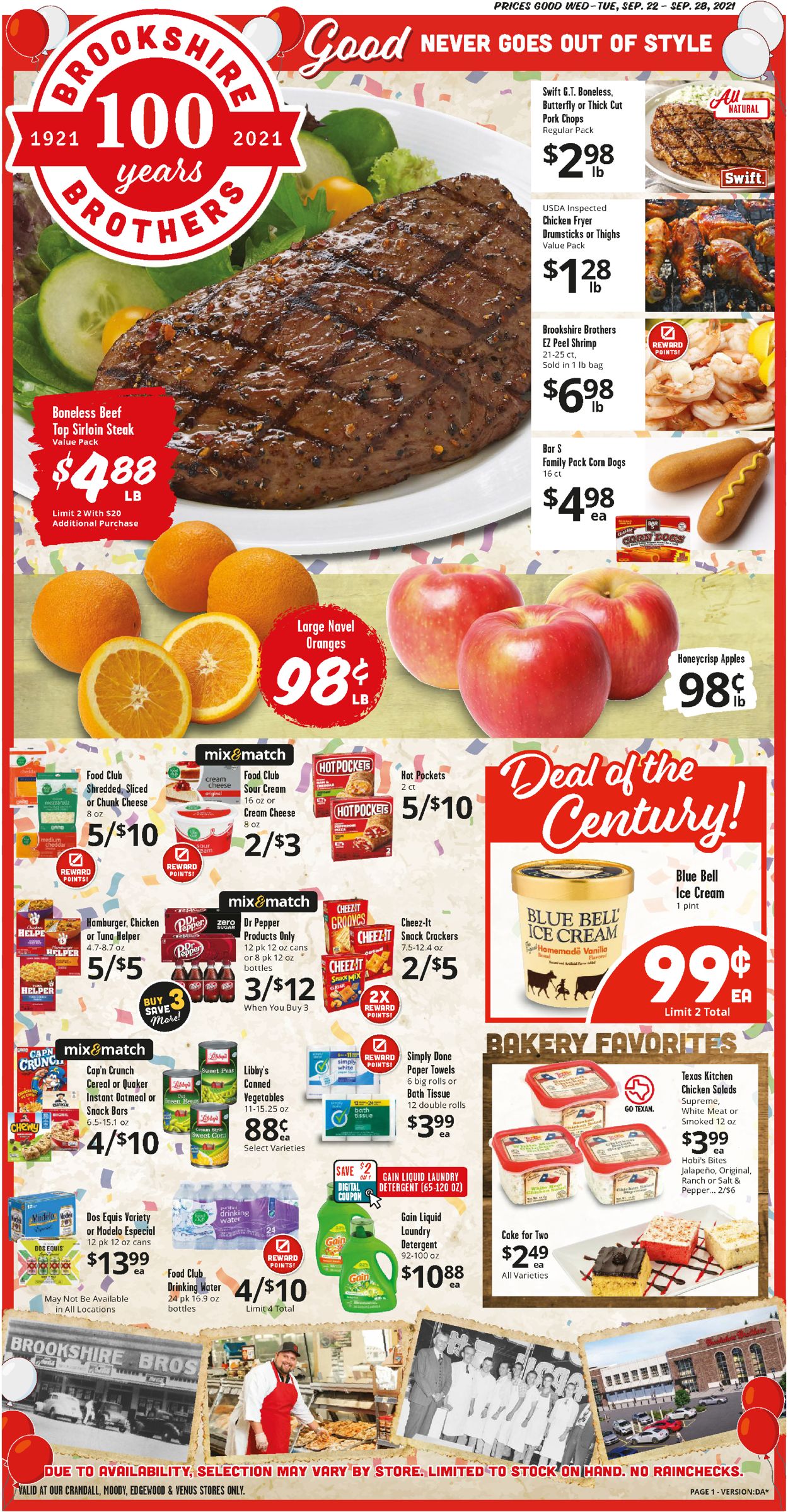 Catalogue Brookshire Brothers from 09/22/2021