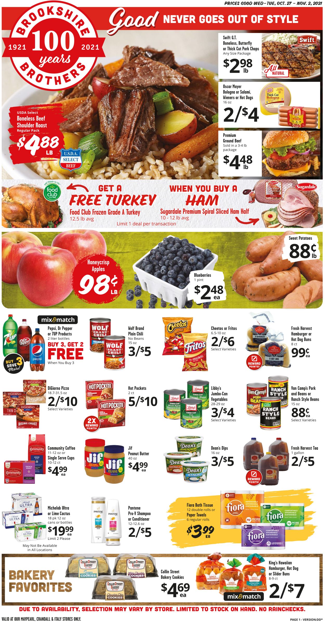 Catalogue Brookshire Brothers from 10/27/2021