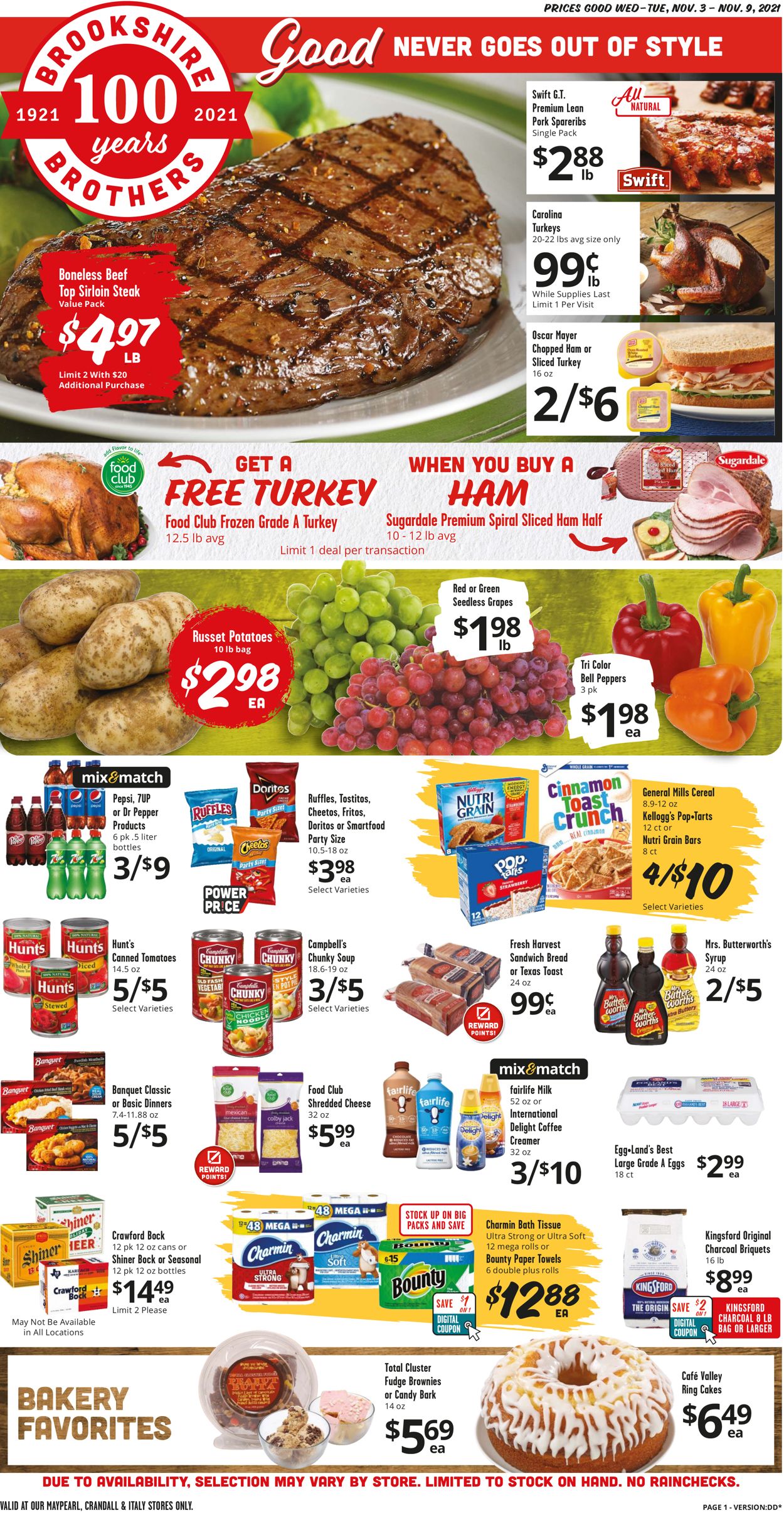 Catalogue Brookshire Brothers BLACK FRIDAY 2021 from 11/03/2021