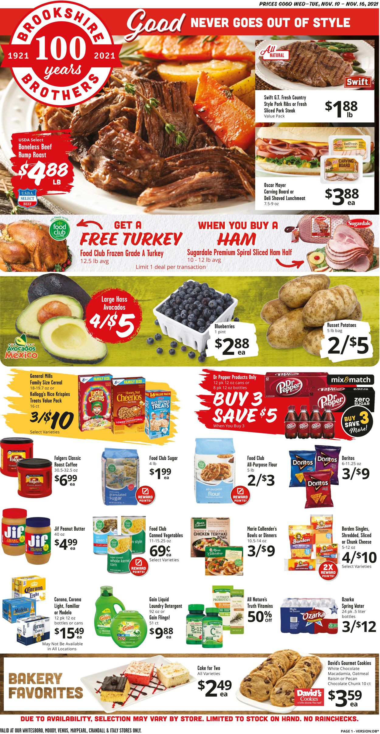 Catalogue Brookshire Brothers from 11/10/2021