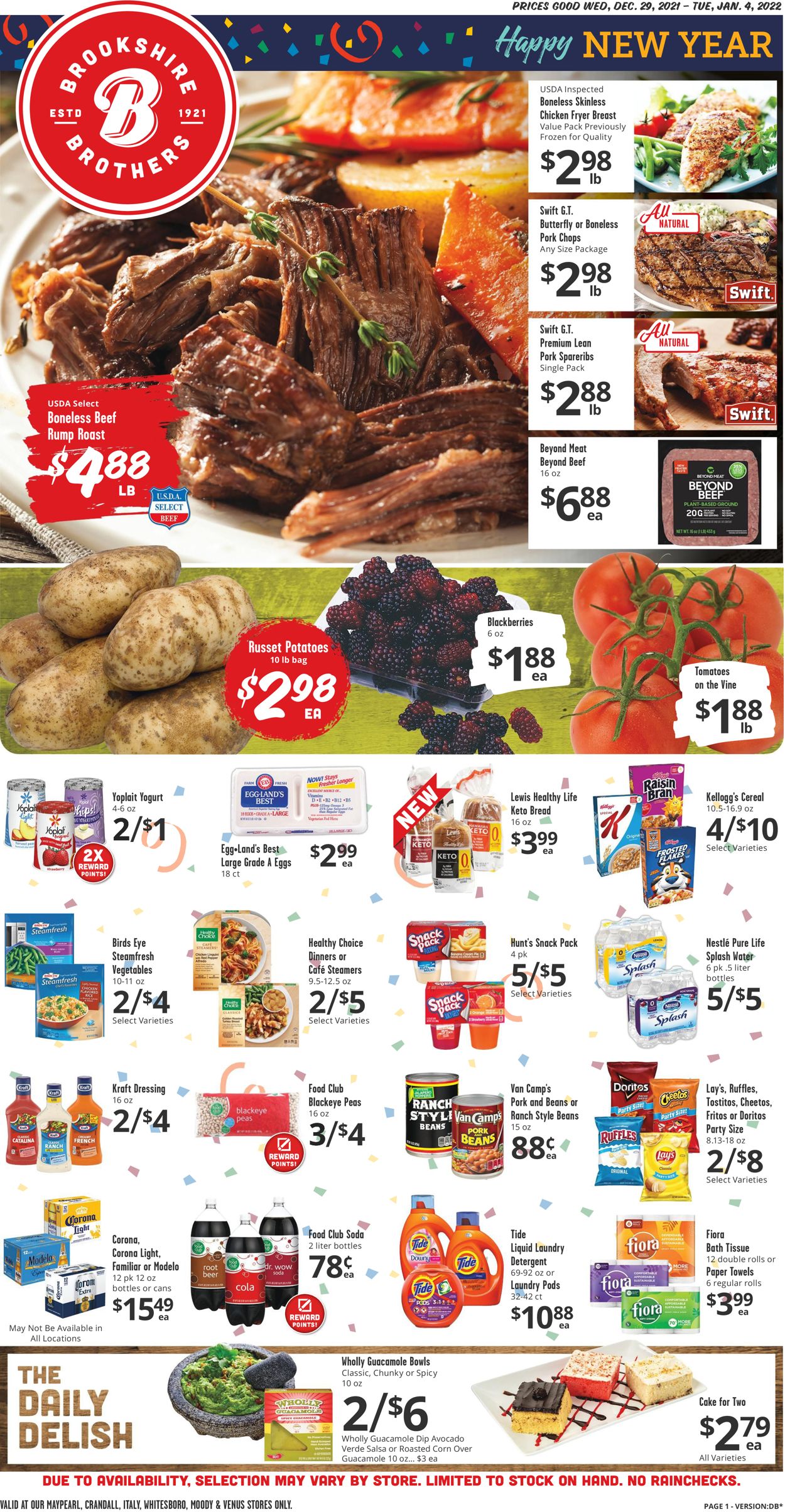 Catalogue Brookshire Brothers from 12/29/2021