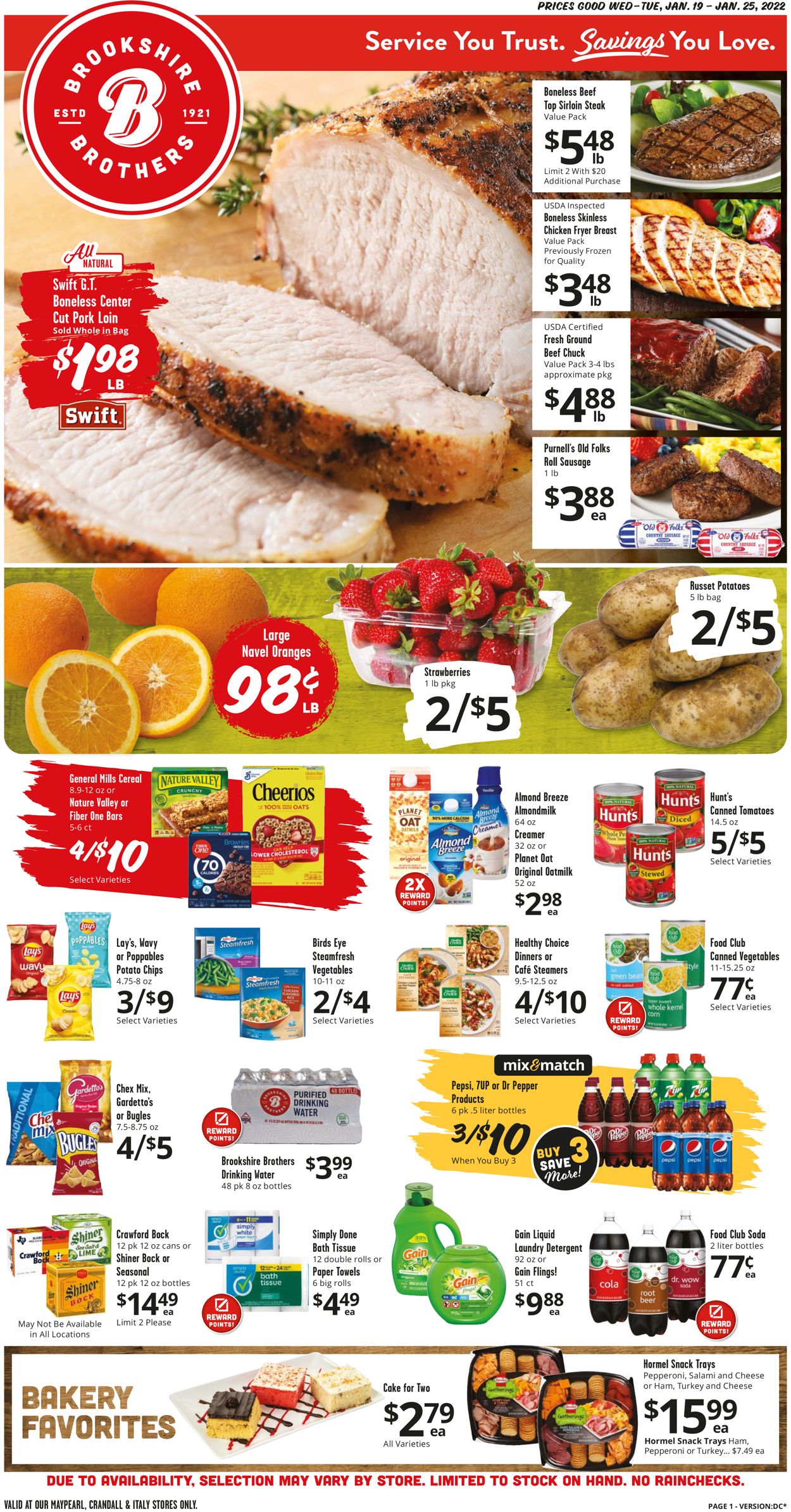 Catalogue Brookshire Brothers from 01/19/2022
