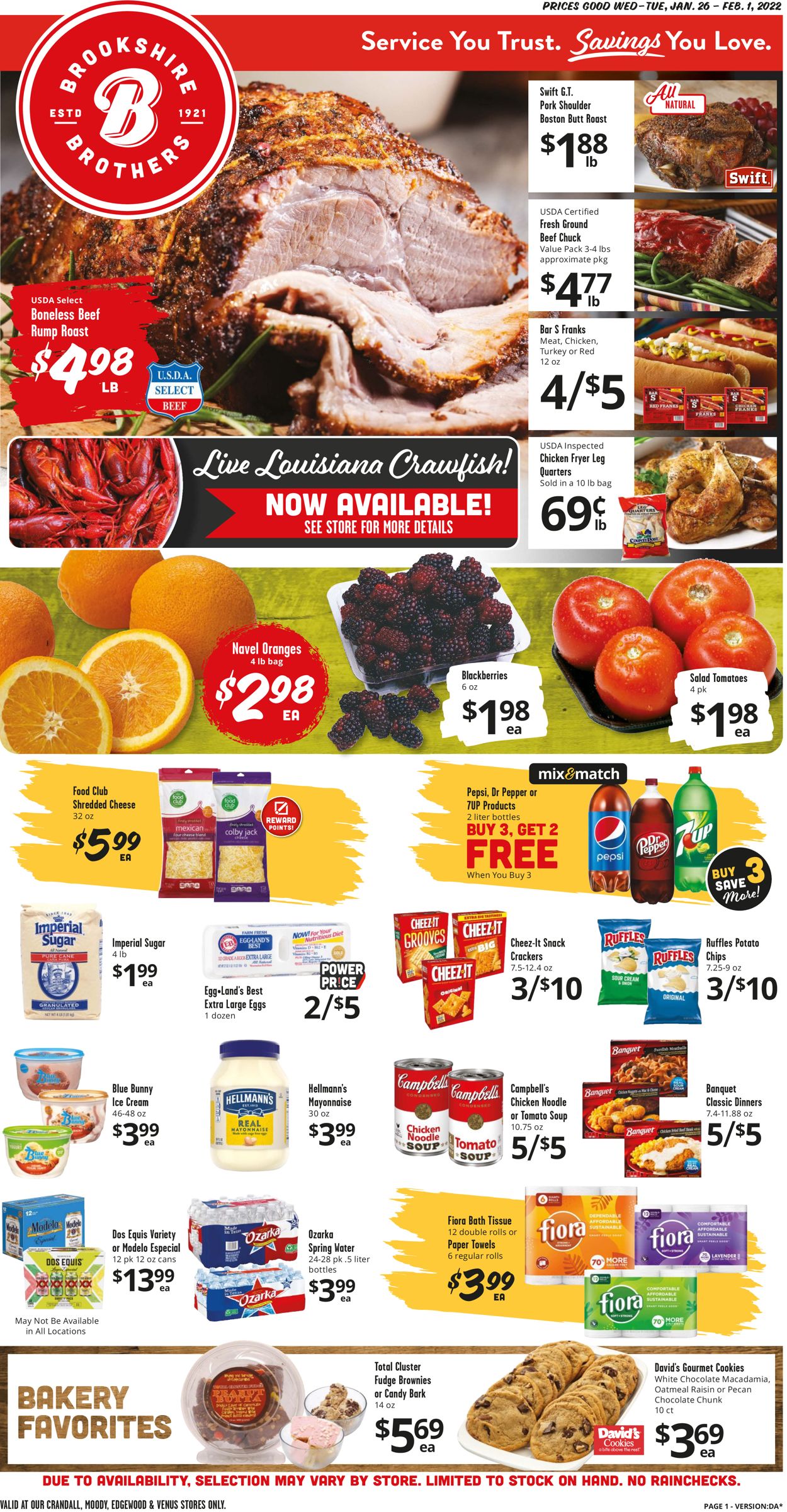 Brookshire Brothers Current weekly ad 01/26 - 02/01/2022 - frequent-ads.com