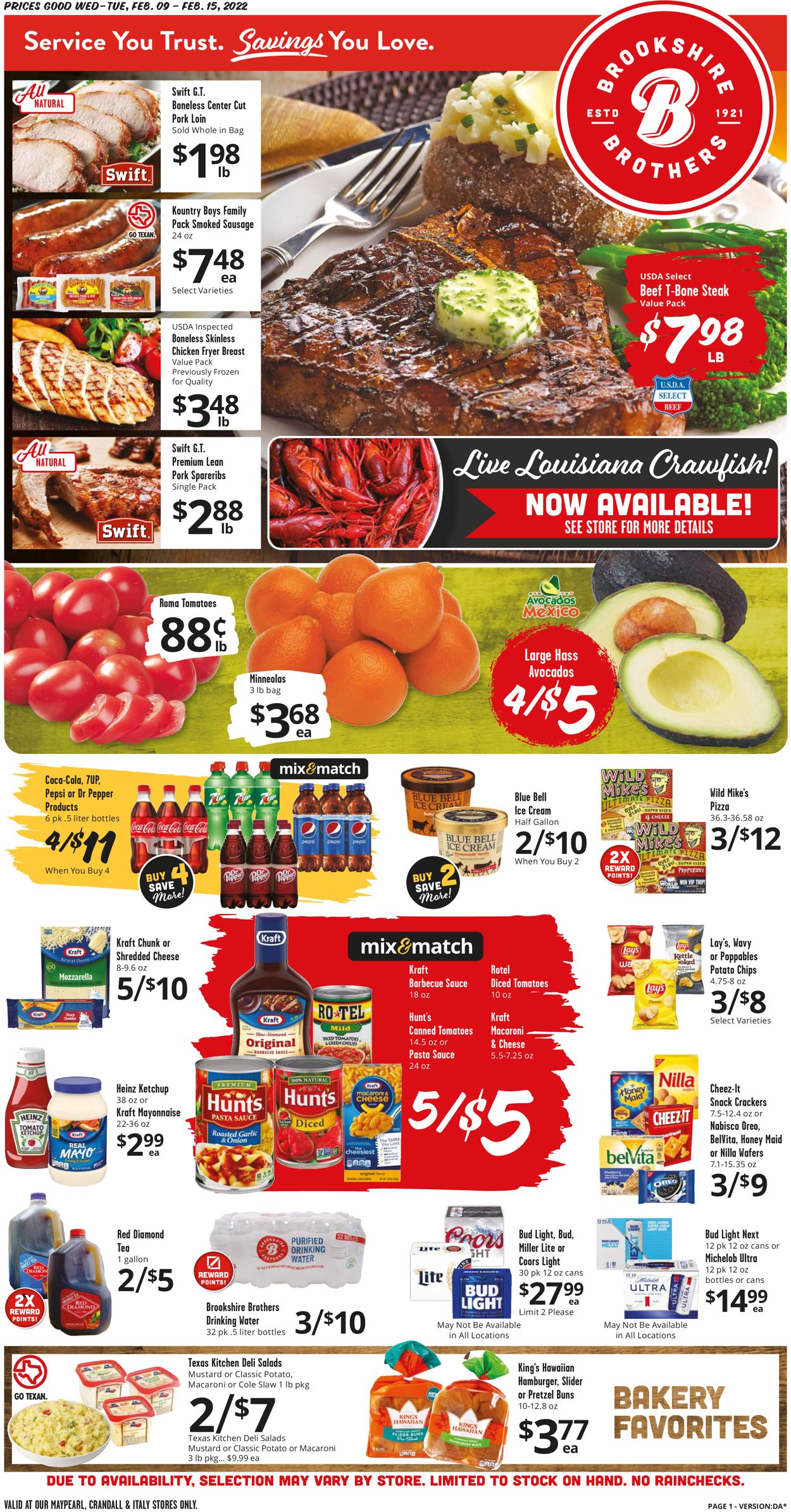 Catalogue Brookshire Brothers from 02/09/2022