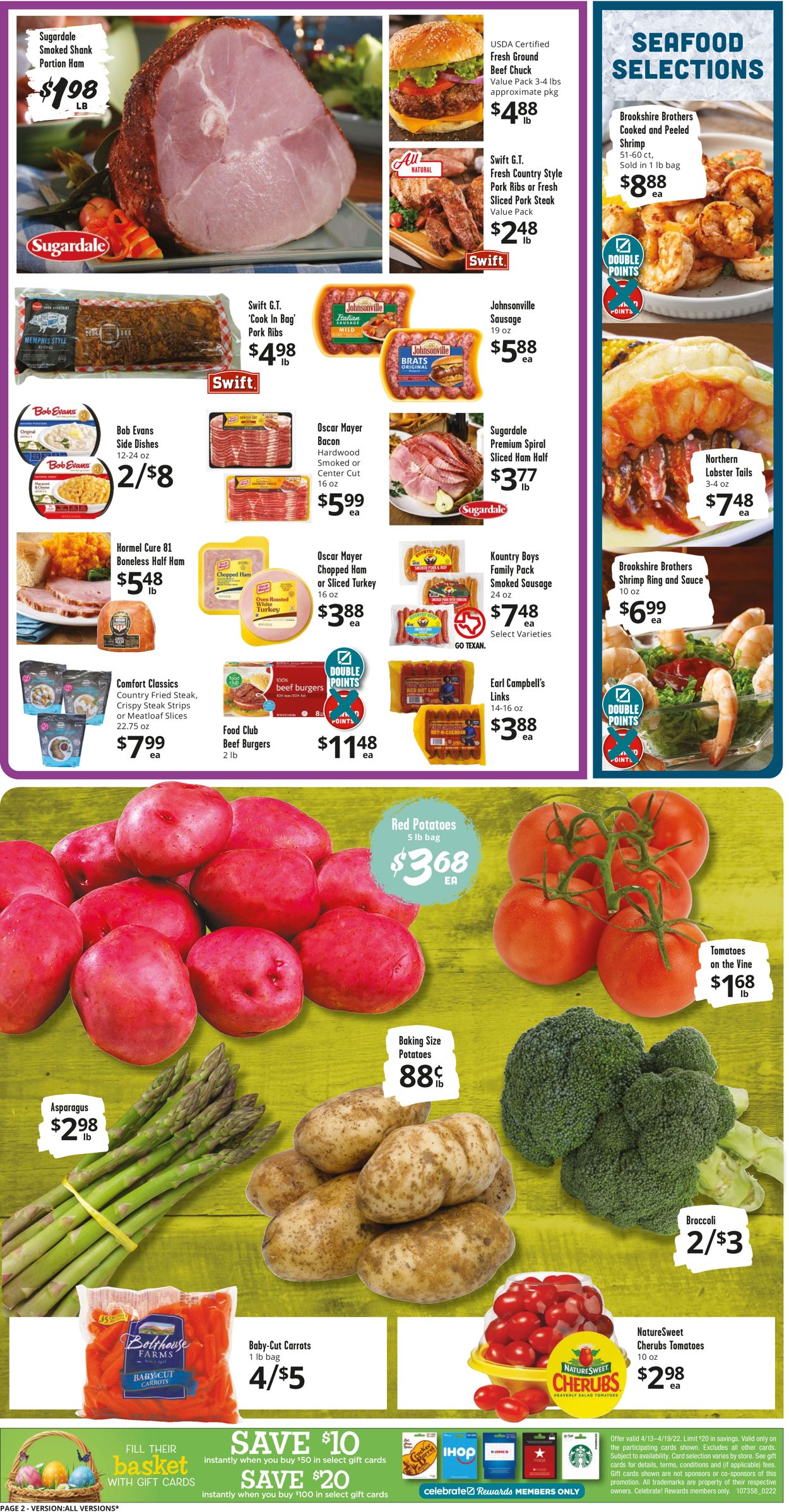 Catalogue Brookshire Brothers EASTER 2022 from 04/13/2020