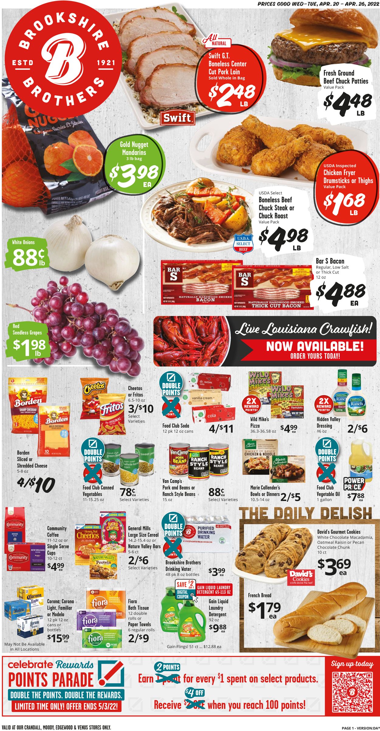 Brookshire Brothers Current weekly ad 04/20 - 04/26/2022 - frequent-ads.com