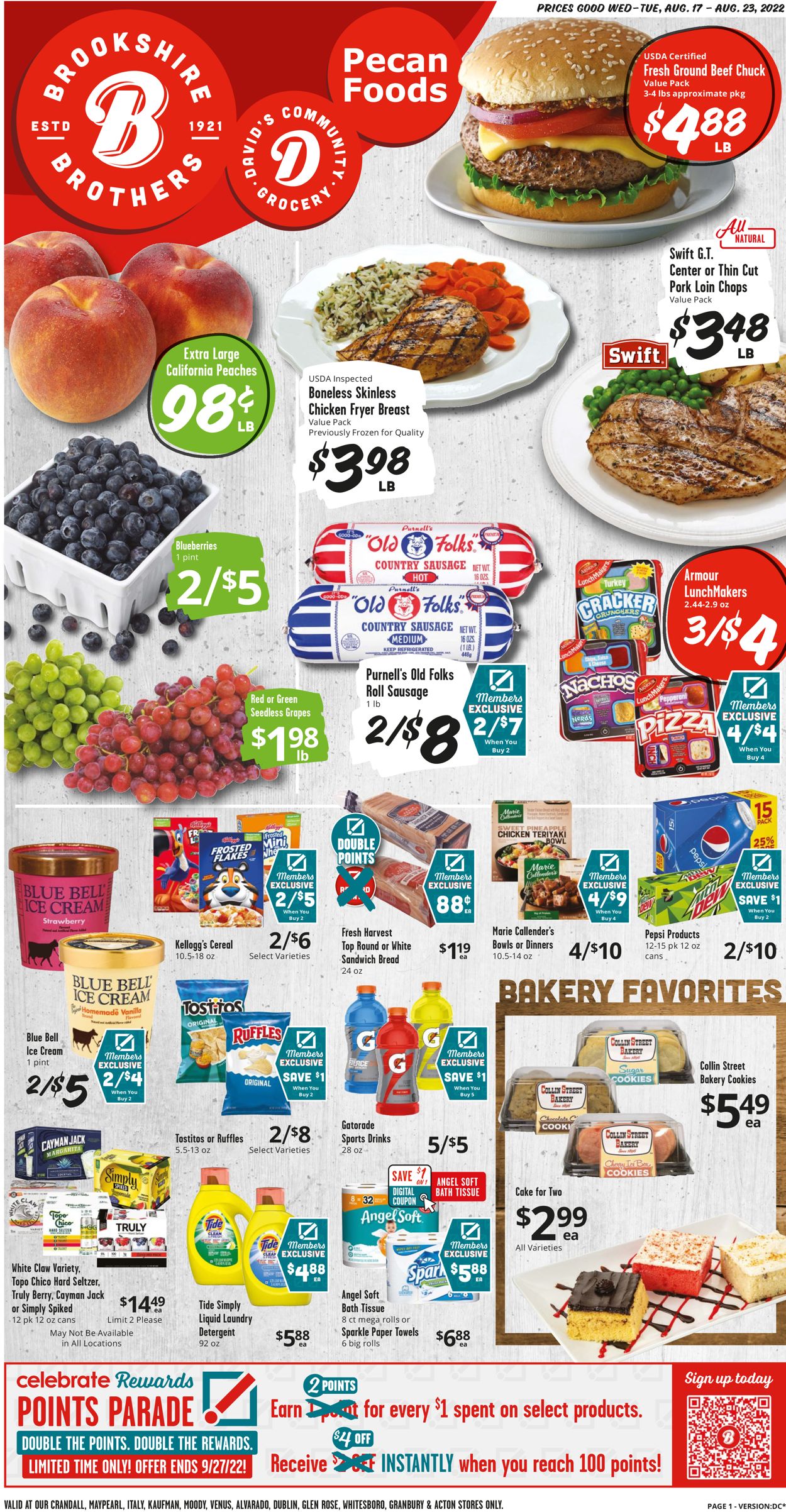 Catalogue Brookshire Brothers from 08/17/2020