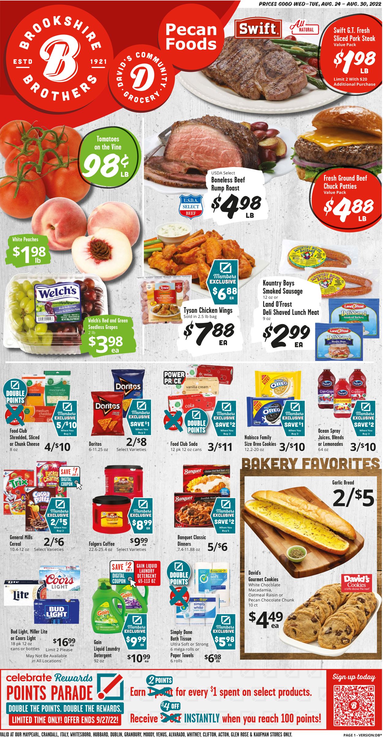 Catalogue Brookshire Brothers from 08/24/2020
