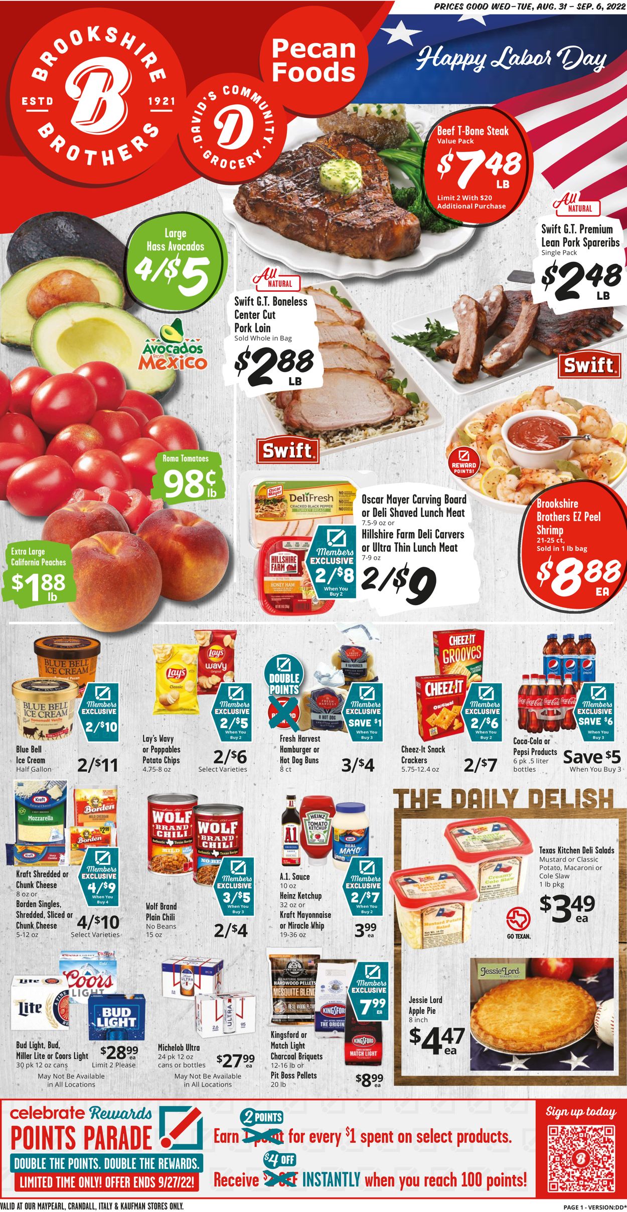 Catalogue Brookshire Brothers from 08/31/2020