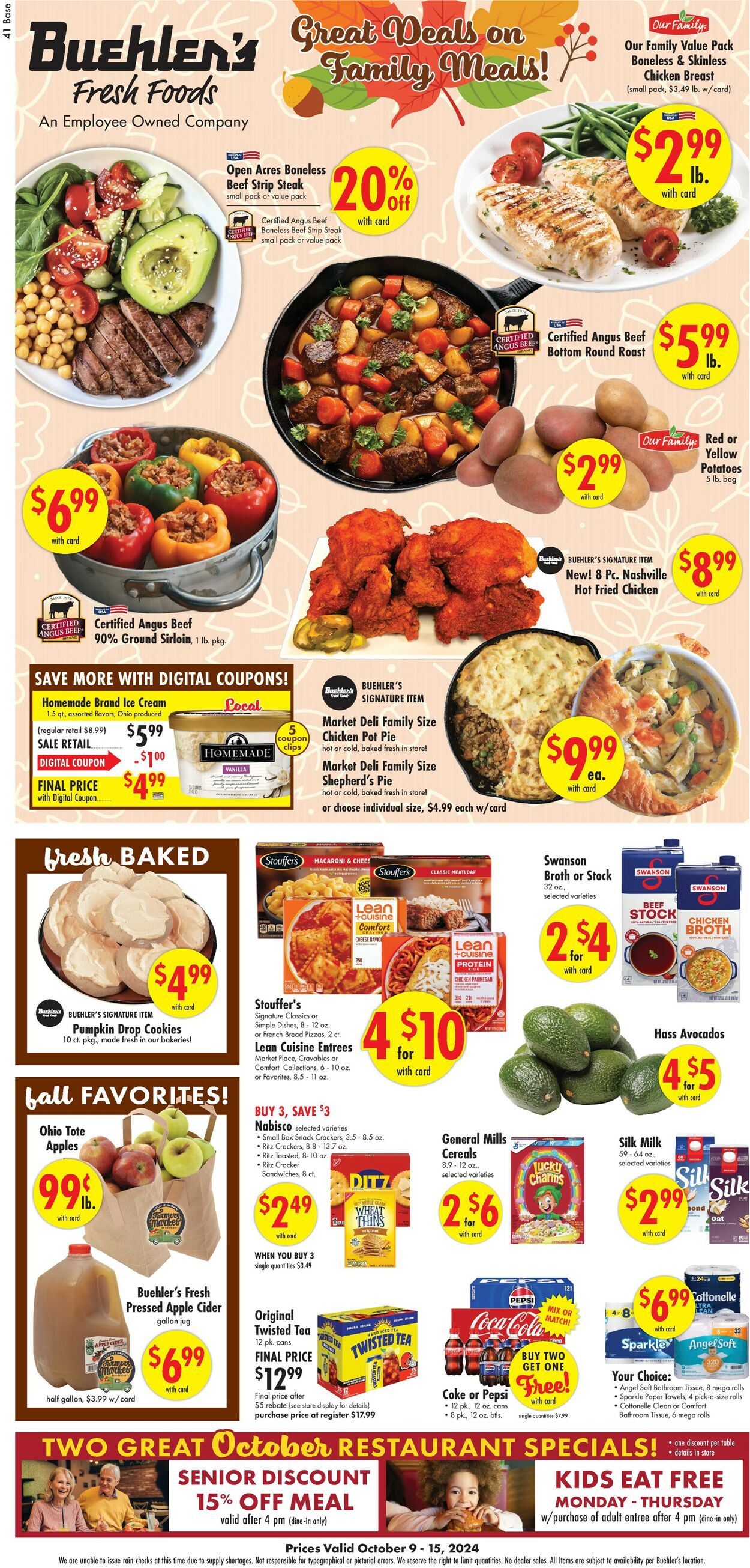 Catalogue Buehler's Fresh Foods from 10/09/2024