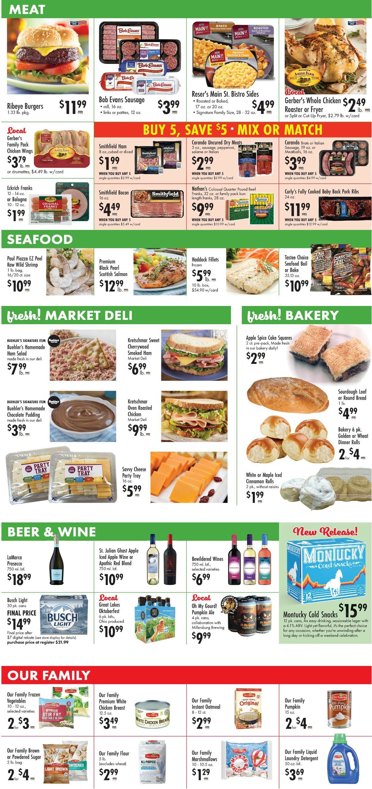 Catalogue Buehler's Fresh Foods from 10/09/2024