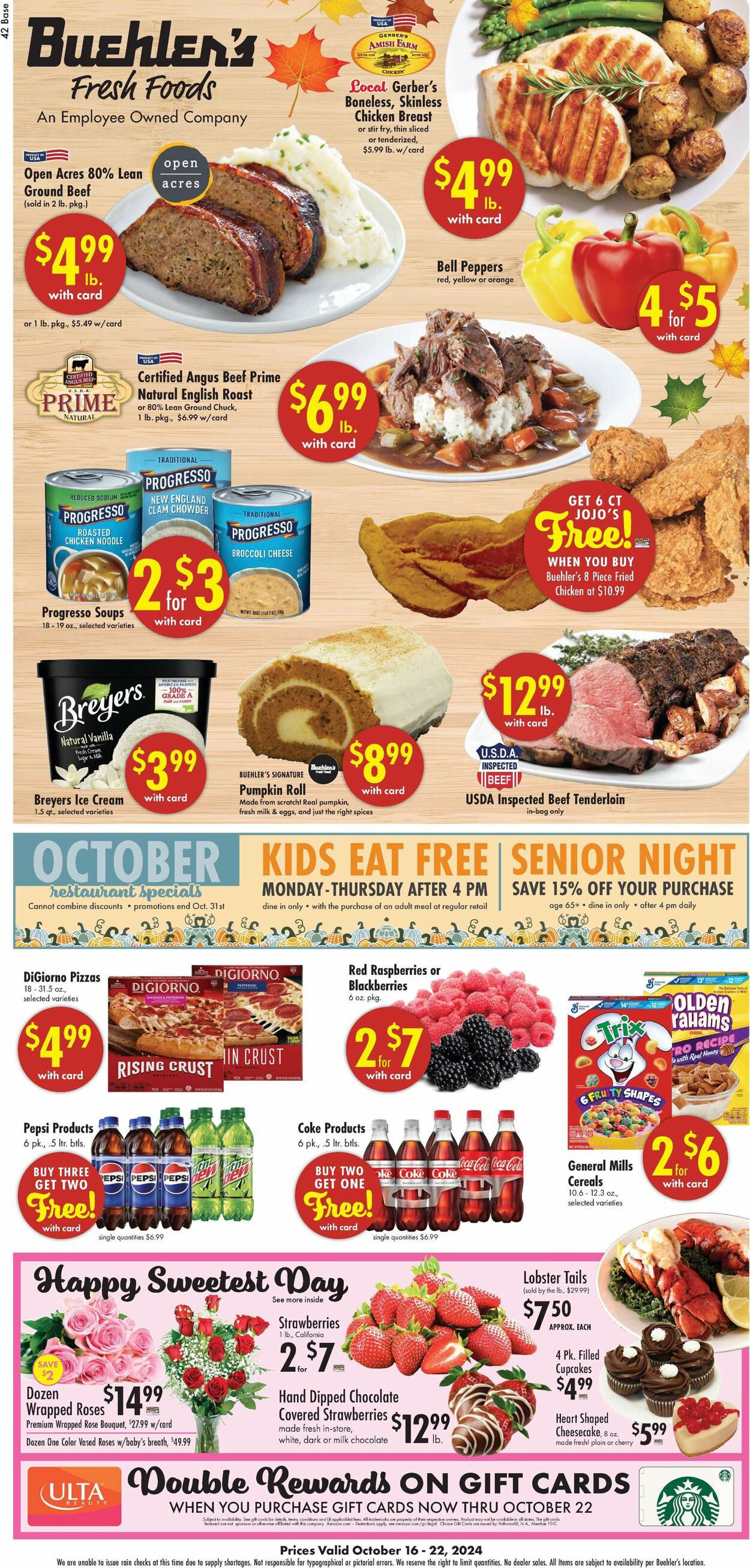 Catalogue Buehler's Fresh Foods from 10/16/2024