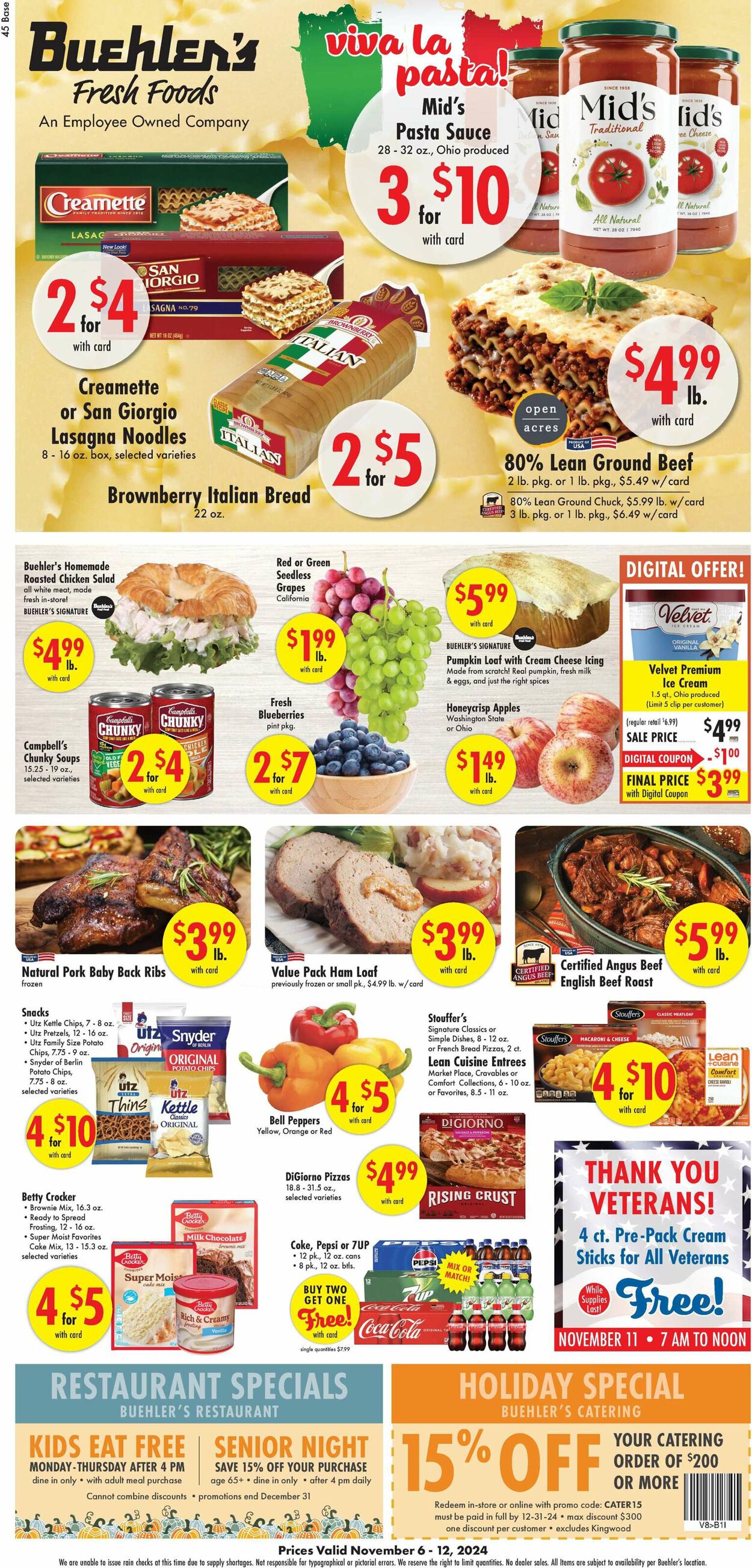 Catalogue Buehler's Fresh Foods from 11/06/2024