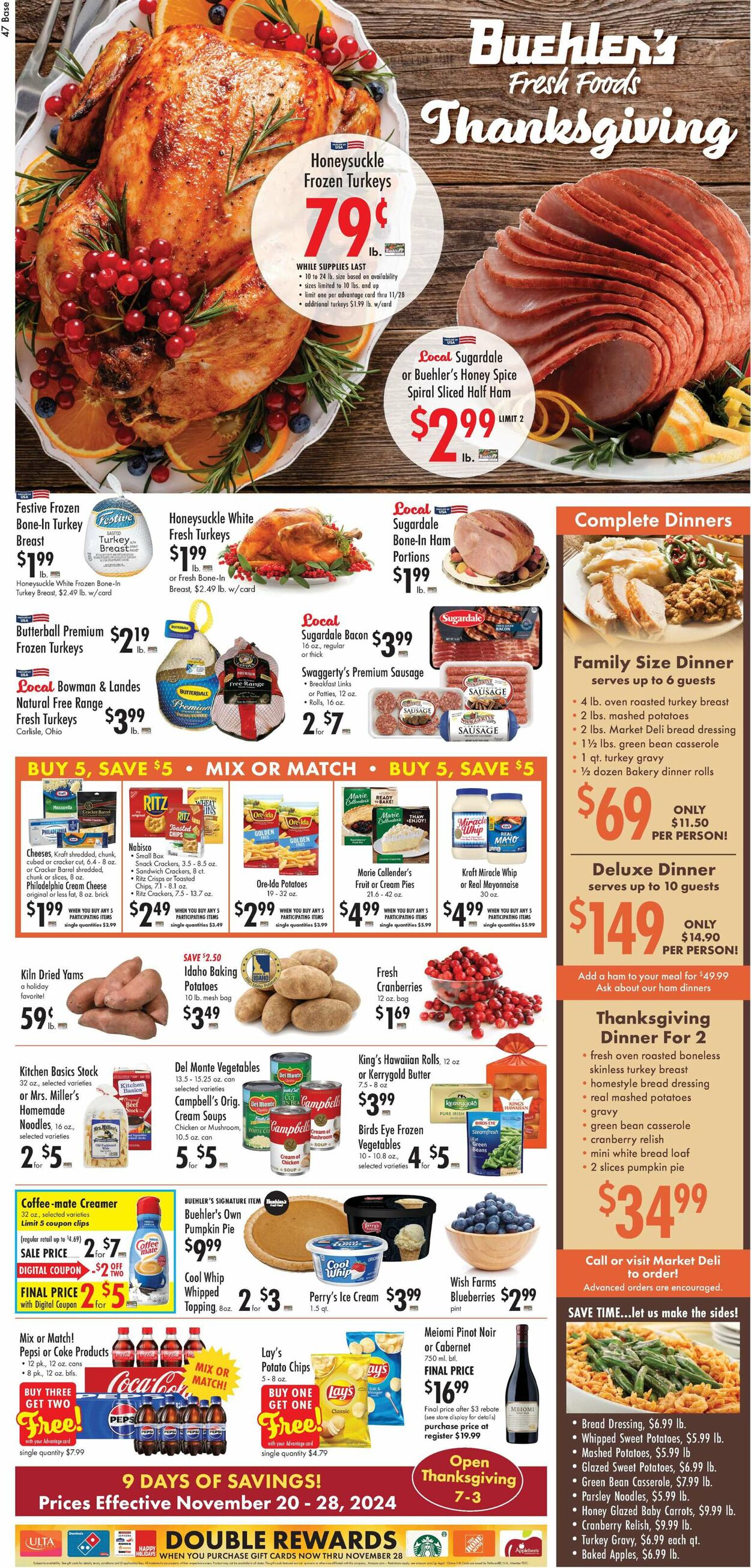 Catalogue Buehler's Fresh Foods from 11/20/2024