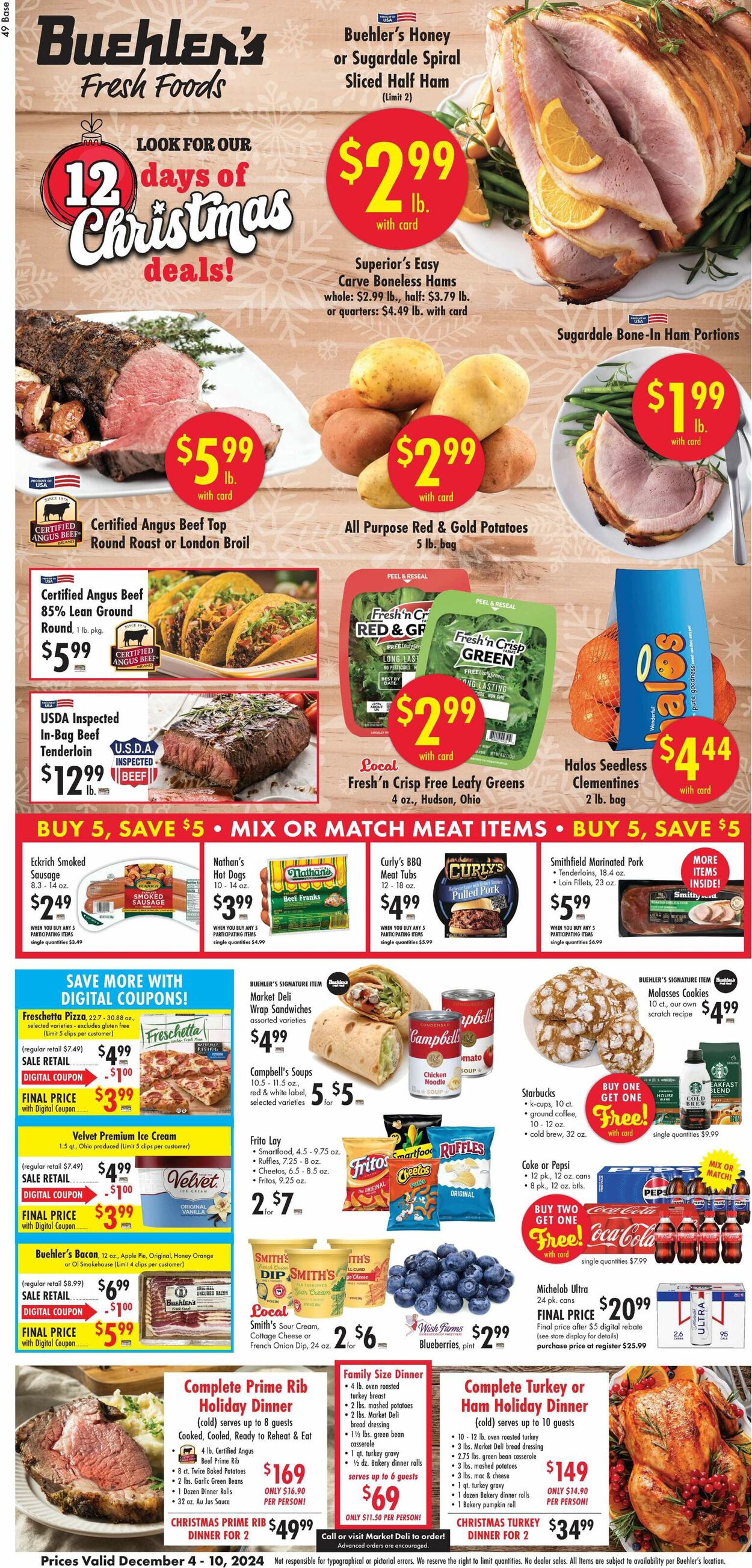 Catalogue Buehler's Fresh Foods from 12/04/2024