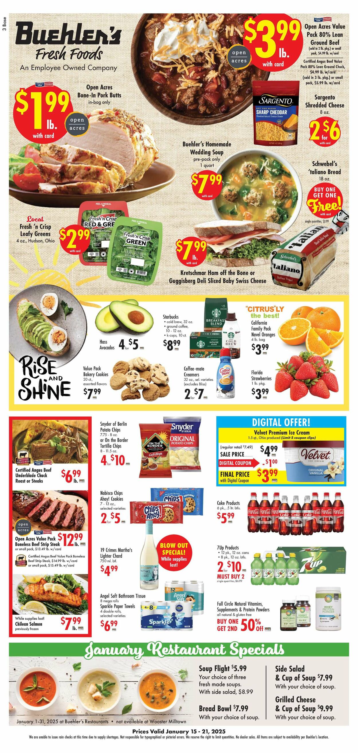 Catalogue Buehler's Fresh Foods from 01/15/2025