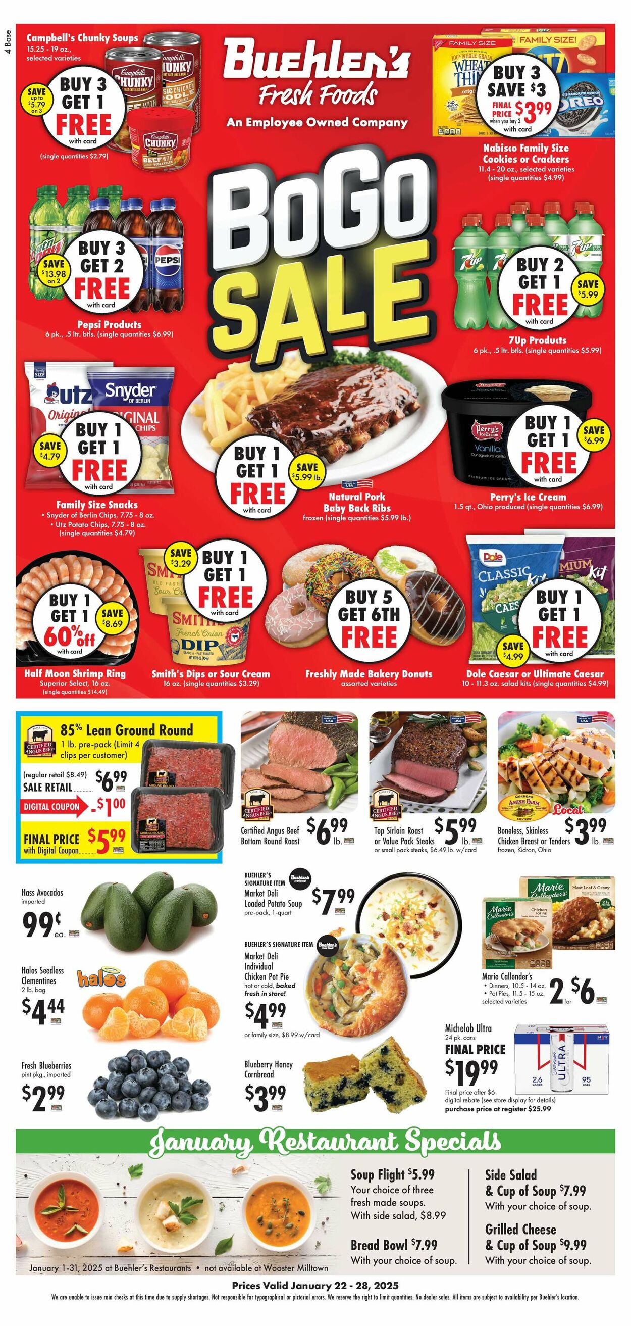 Catalogue Buehler's Fresh Foods from 01/22/2025