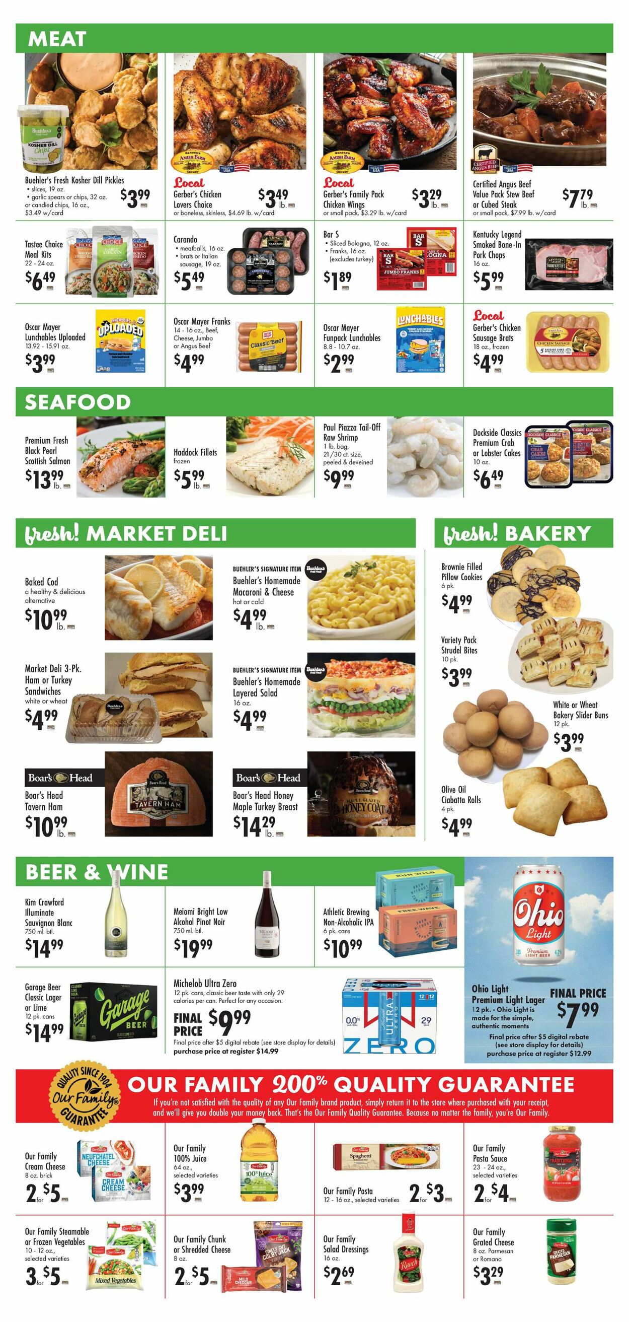 Catalogue Buehler's Fresh Foods from 01/22/2025