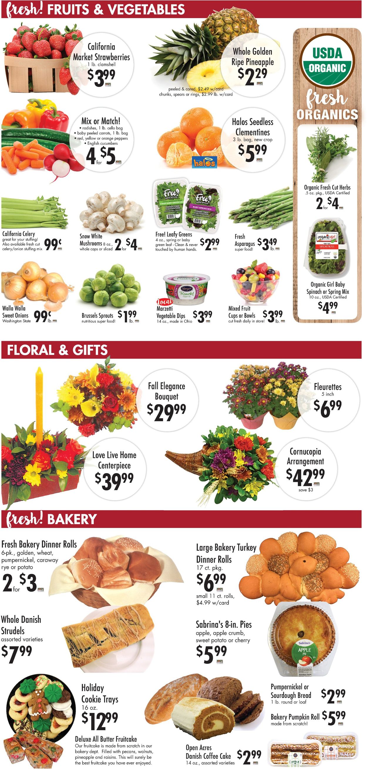 Catalogue Buehler's Fresh Foods Thanksgiving 2020 Ad from 11/18/2020