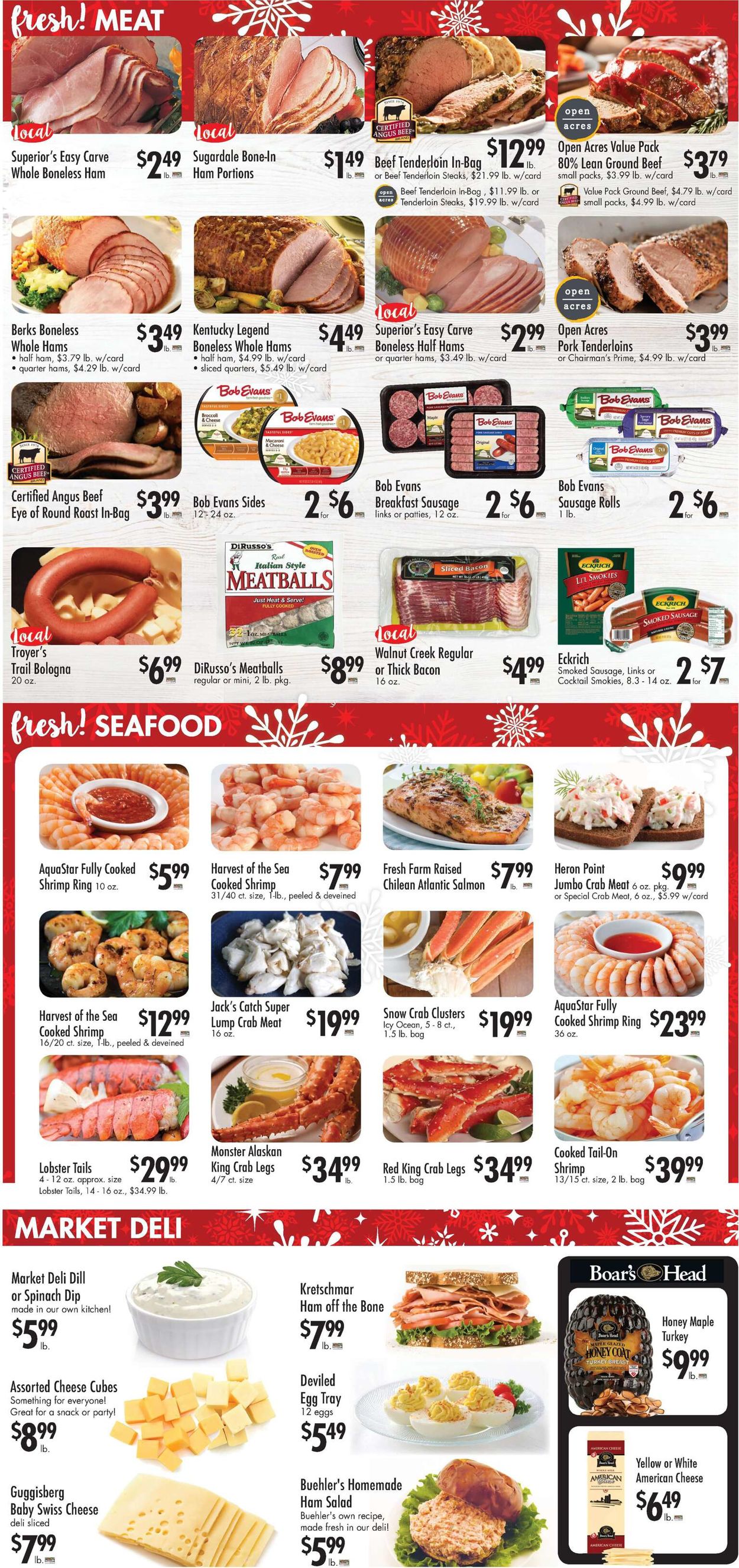 Catalogue Buehler's Fresh Foods Christmas Ad 2020 from 12/16/2020