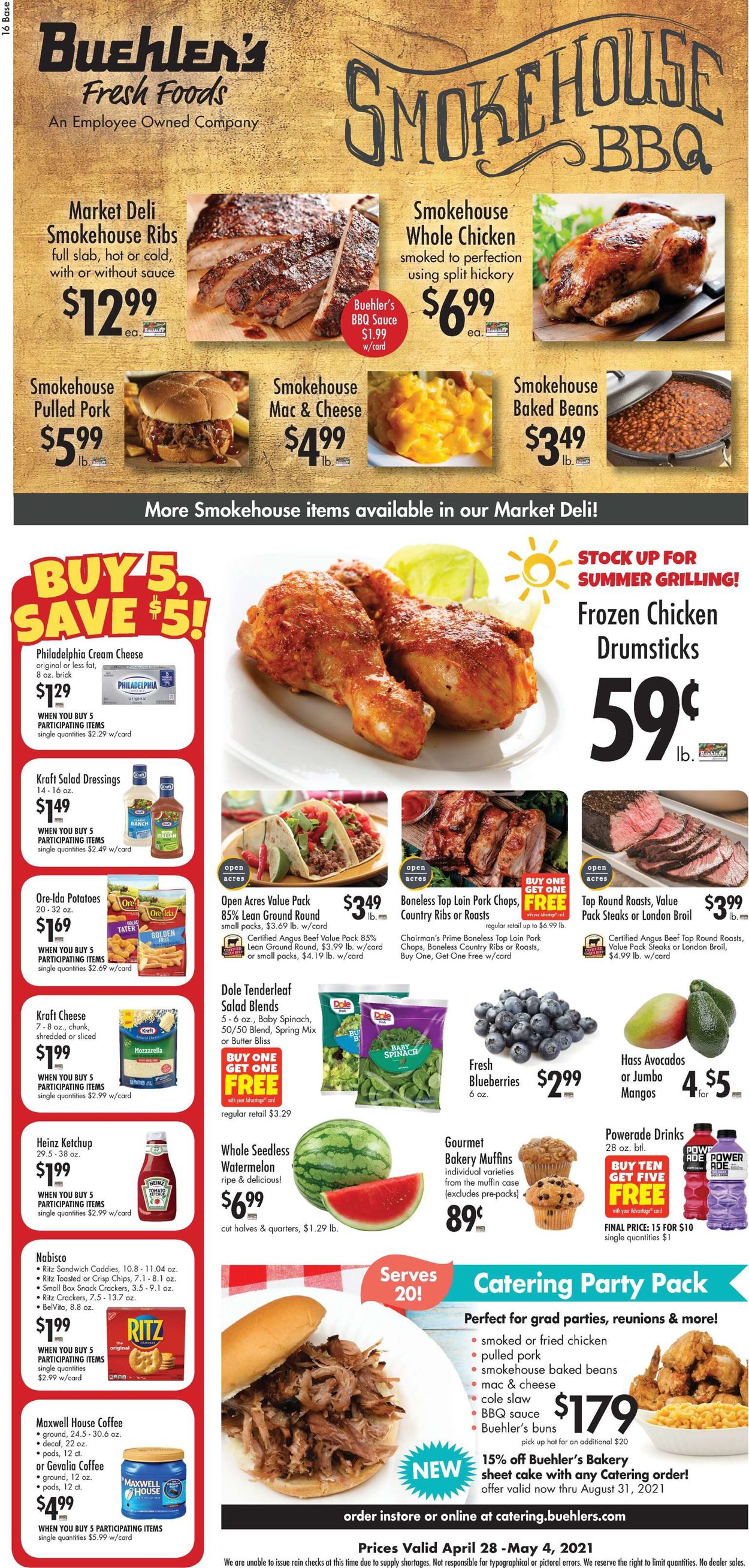 Catalogue Buehler's Fresh Foods from 04/28/2021