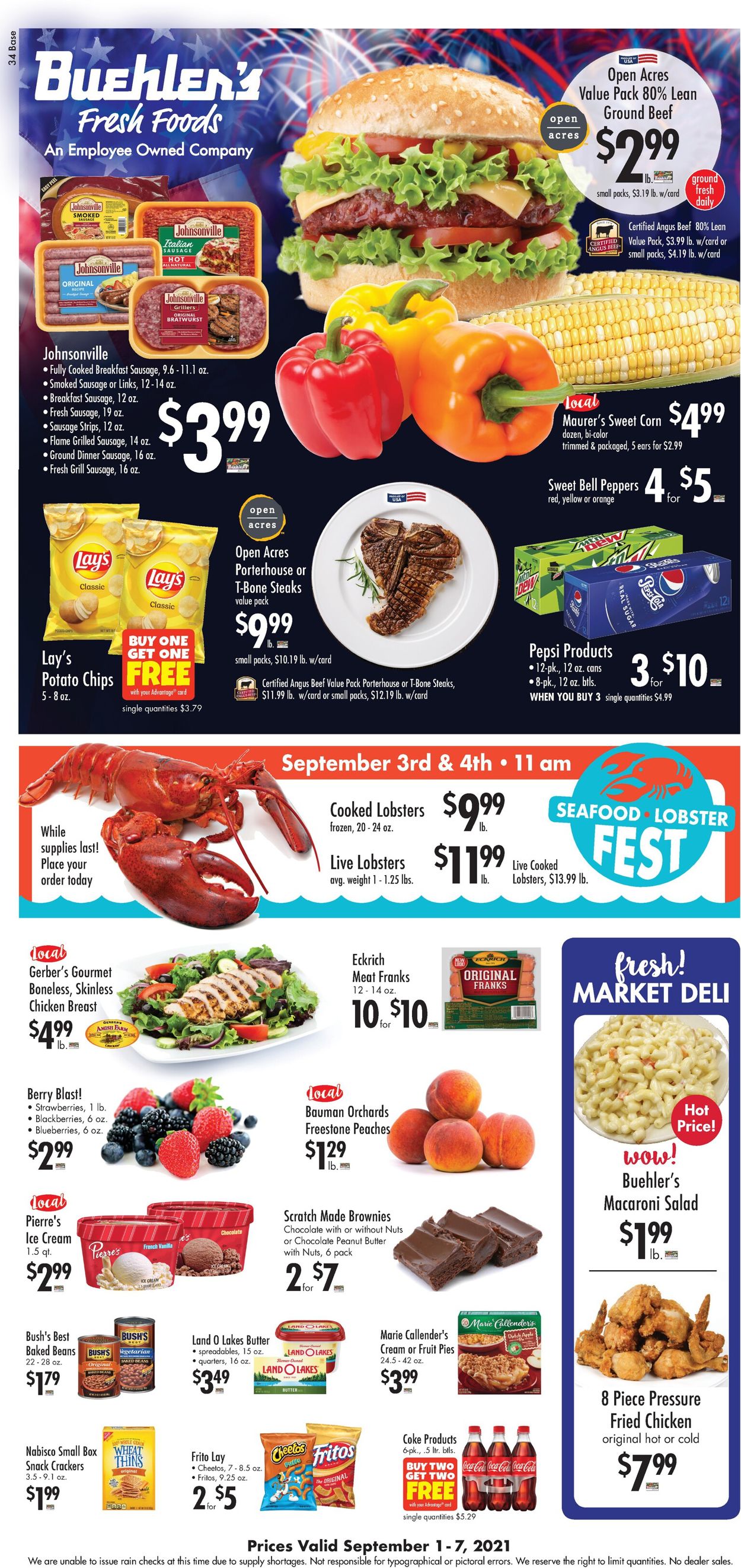 Catalogue Buehler's Fresh Foods from 09/01/2021