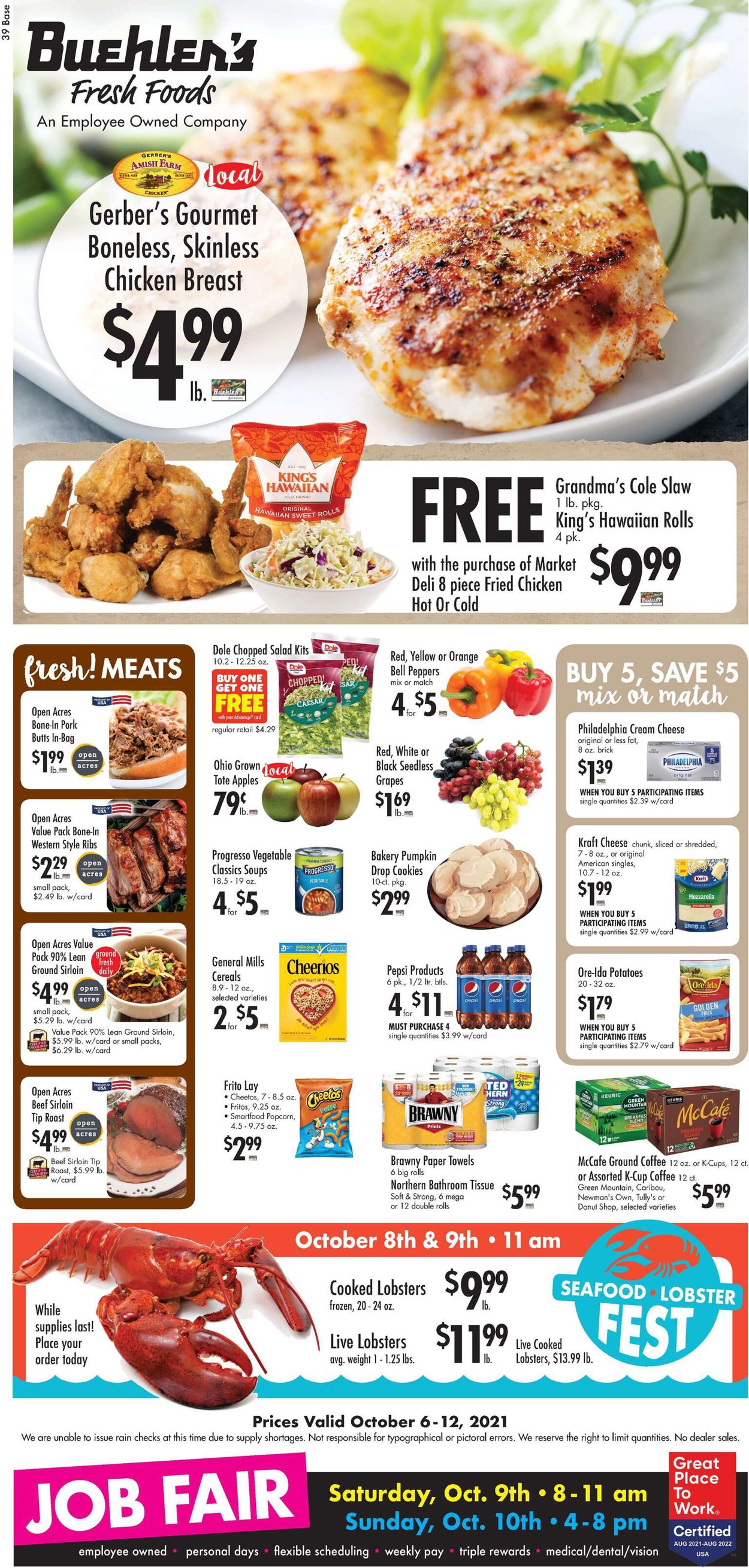 Catalogue Buehler's Fresh Foods from 10/06/2021
