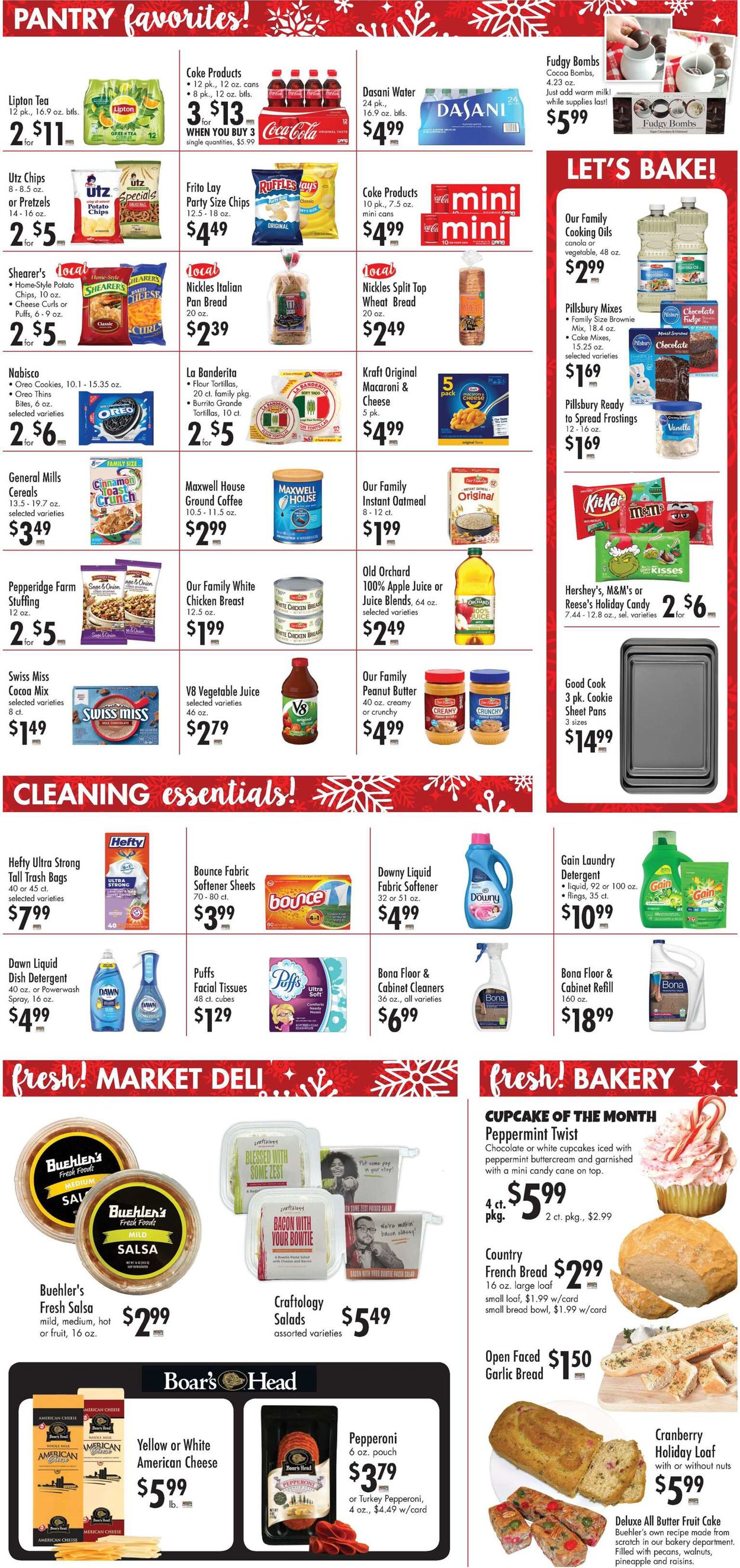 Catalogue Buehler's Fresh Foods HOLIDAYS 2021 from 12/01/2021