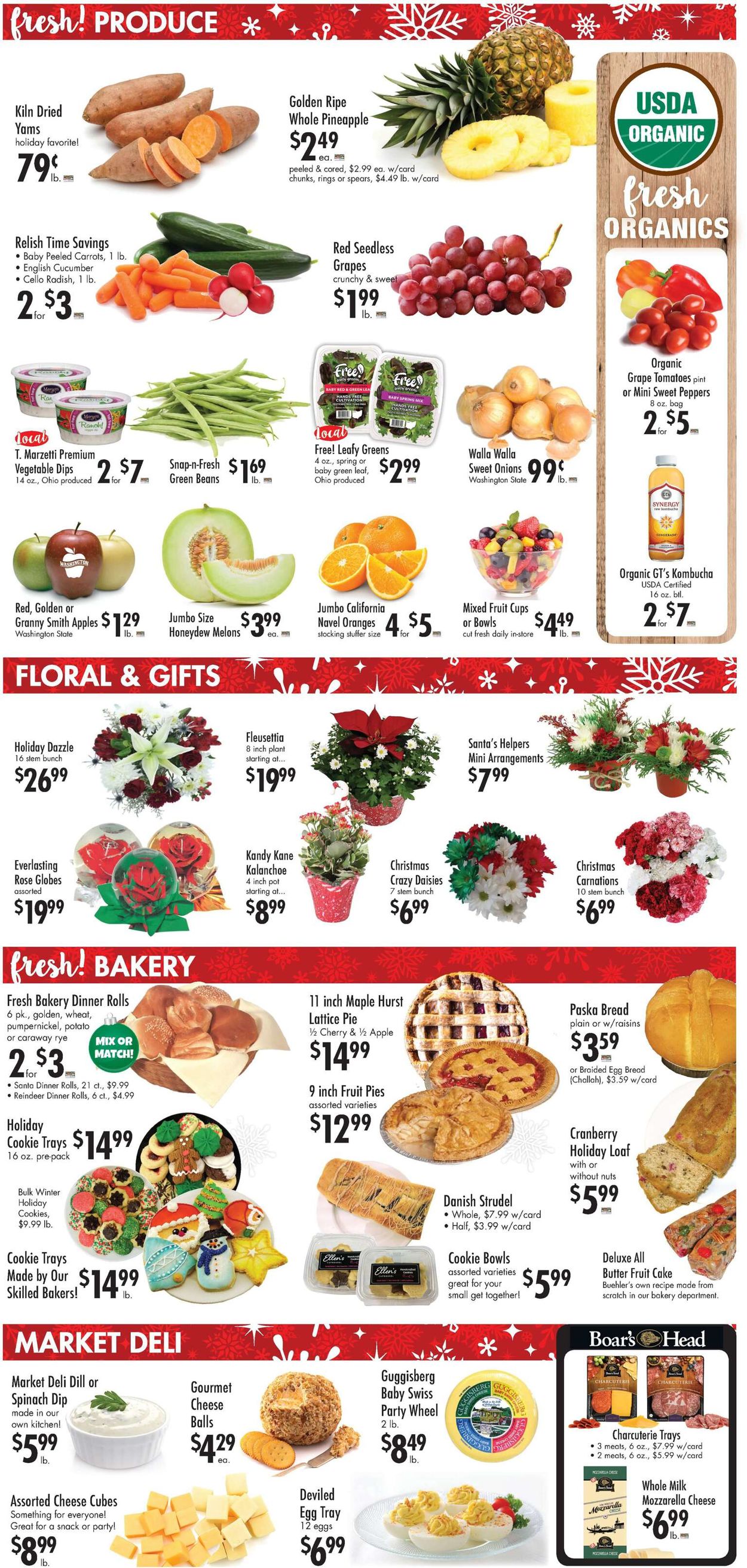 Catalogue Buehler's Fresh Foods HOLIDAY 2021 from 12/15/2021