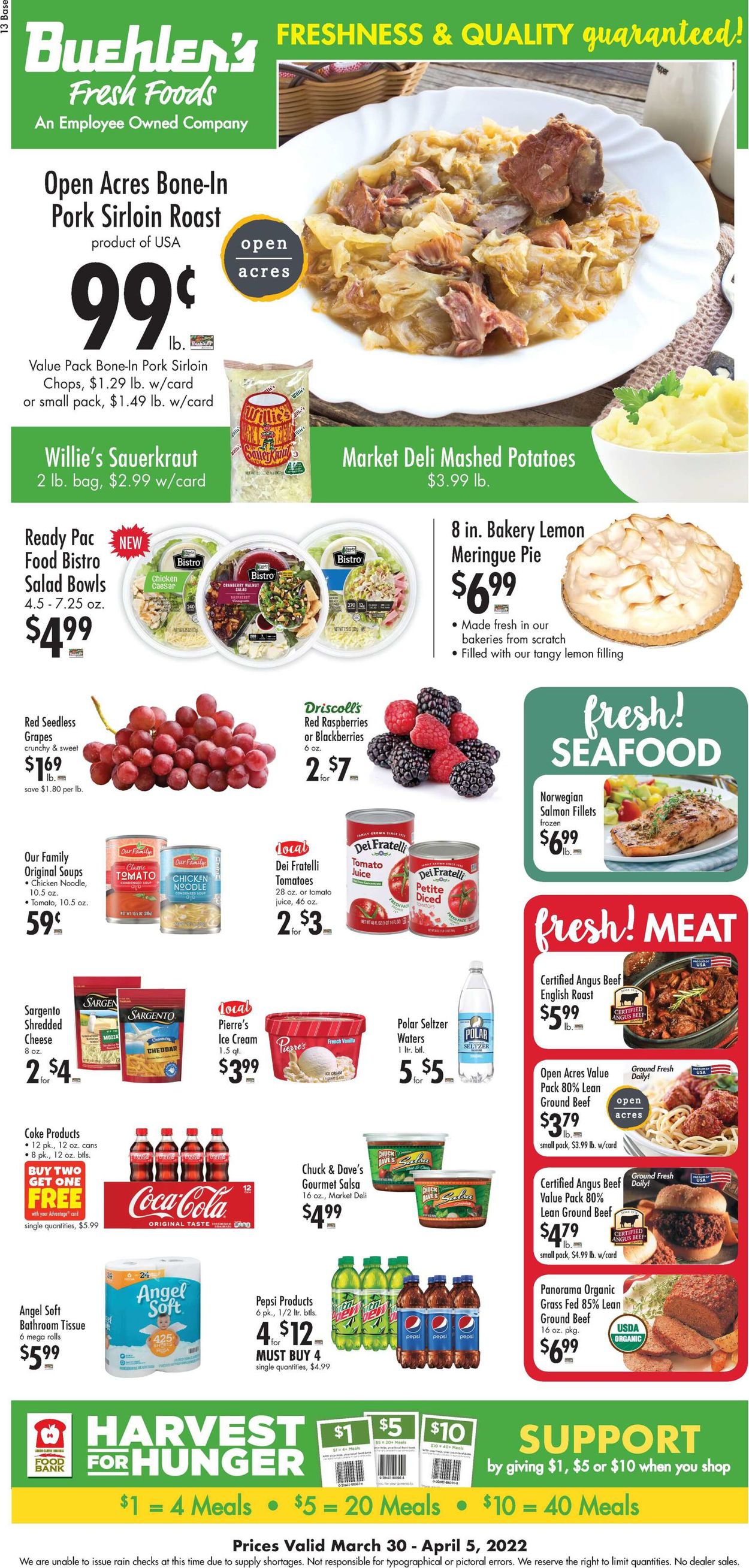 Catalogue Buehler's Fresh Foods from 03/30/2022