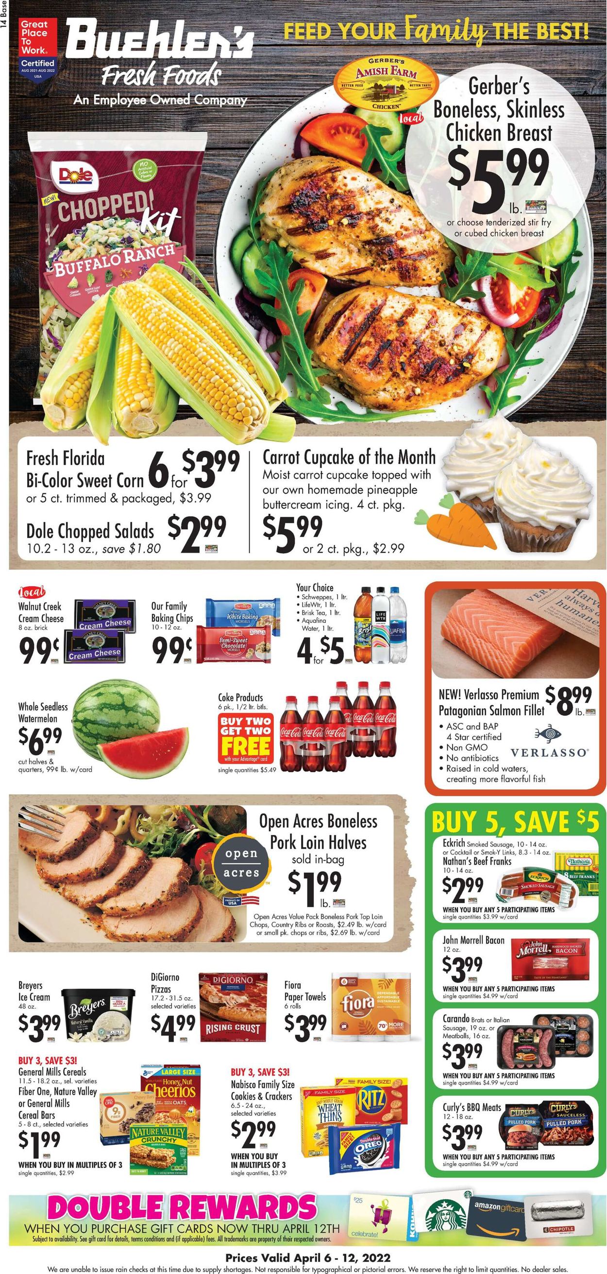 Catalogue Buehler's Fresh Foods from 04/06/2022