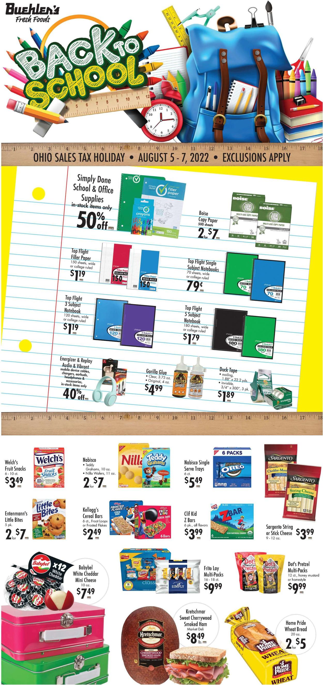 Catalogue Buehler's Fresh Foods from 08/03/2022