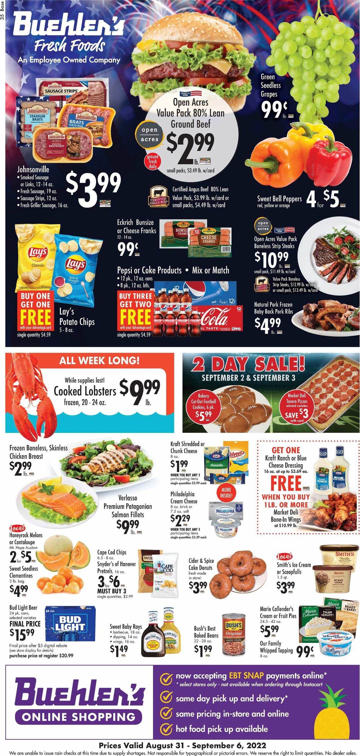Catalogue Buehler's Fresh Foods from 08/31/2022