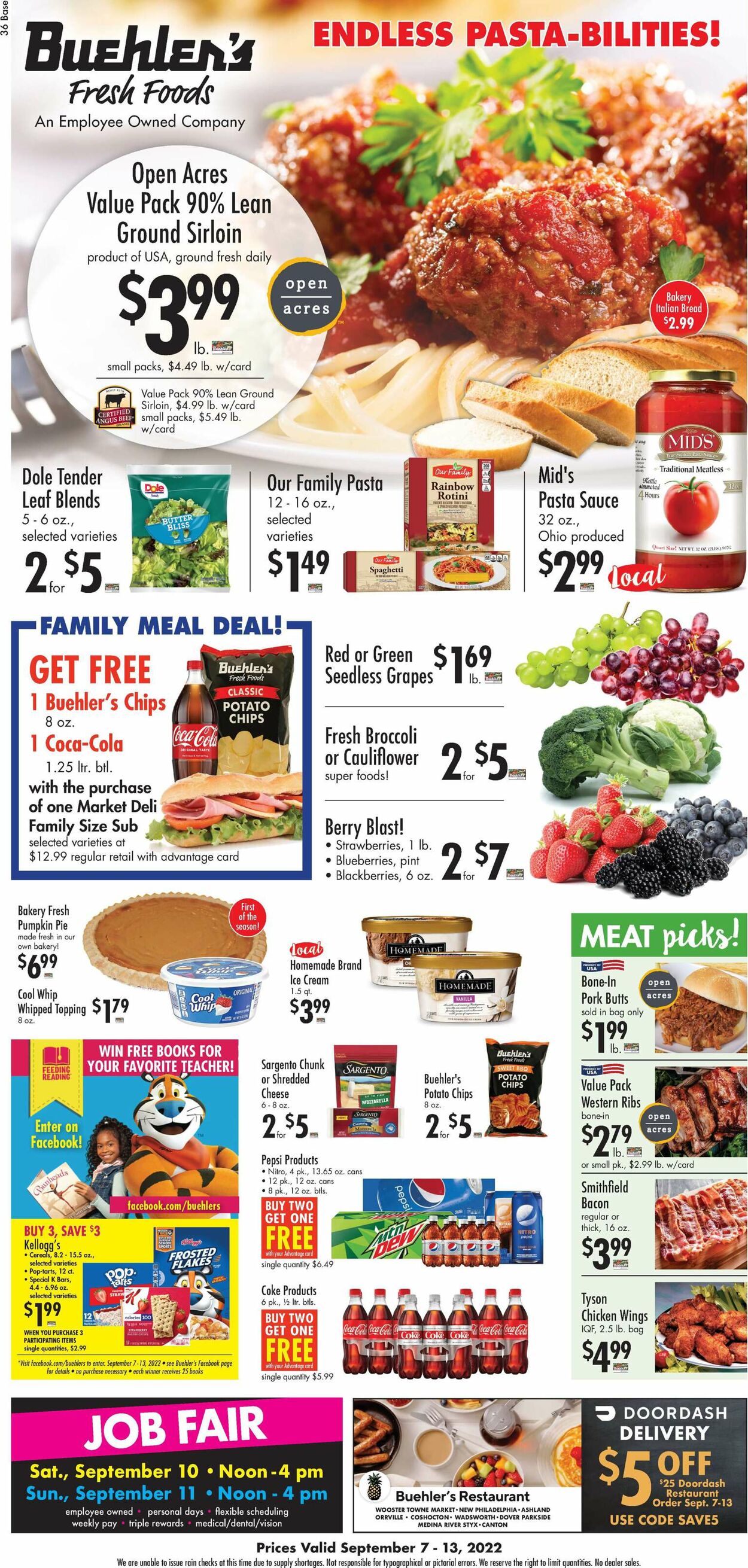 Catalogue Buehler's Fresh Foods from 09/07/2022