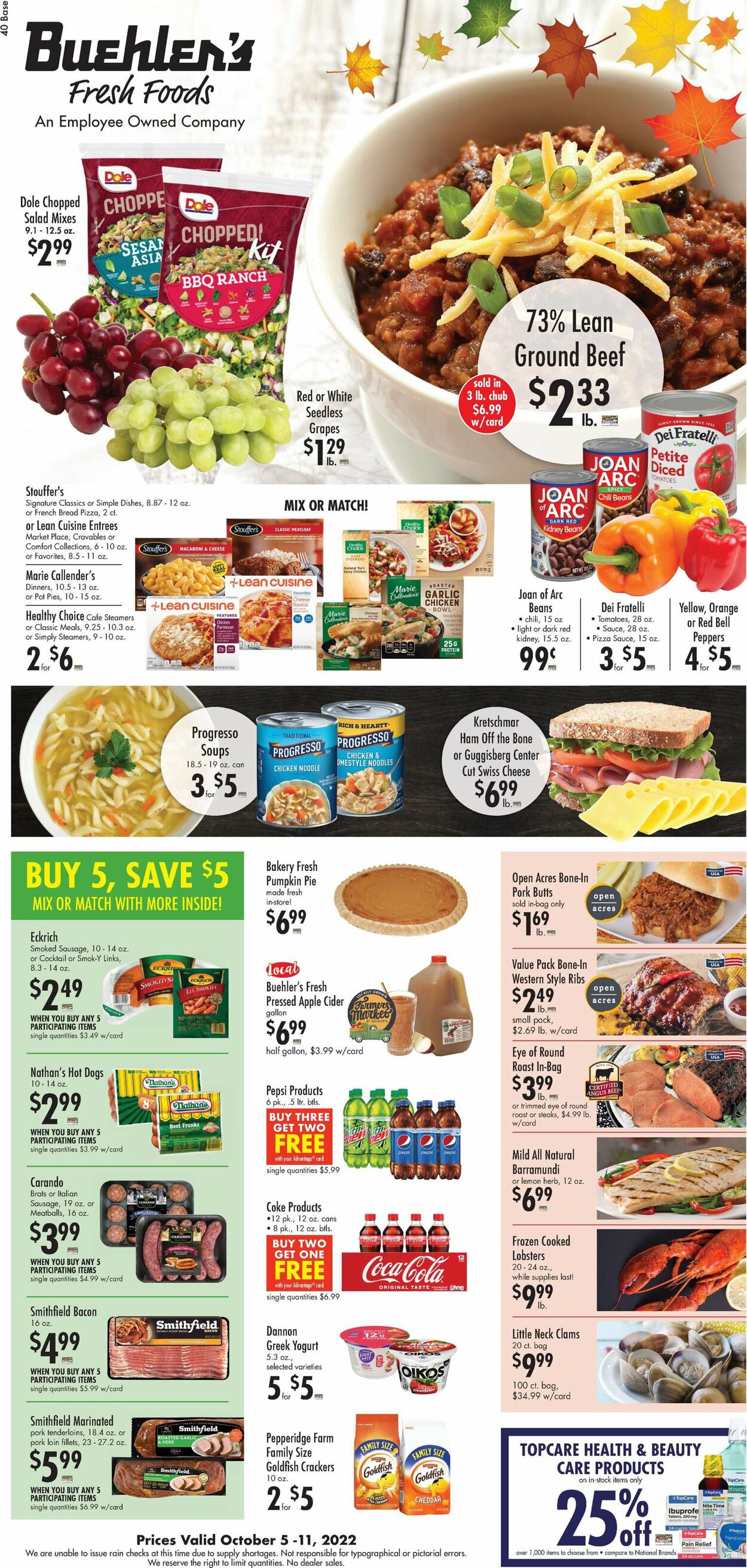 Catalogue Buehler's Fresh Foods from 10/05/2022