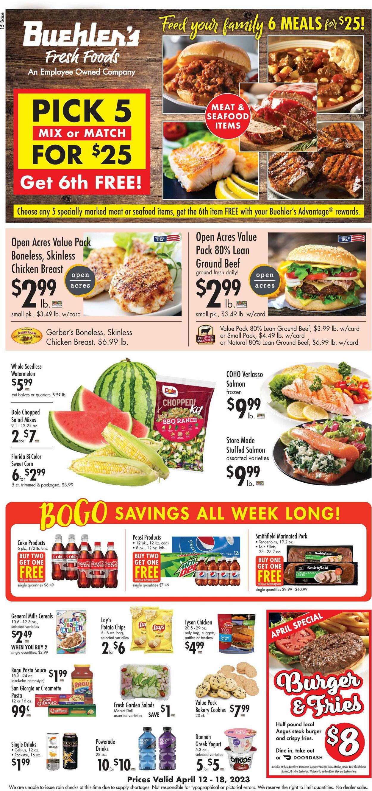Catalogue Buehler's Fresh Foods from 04/12/2023