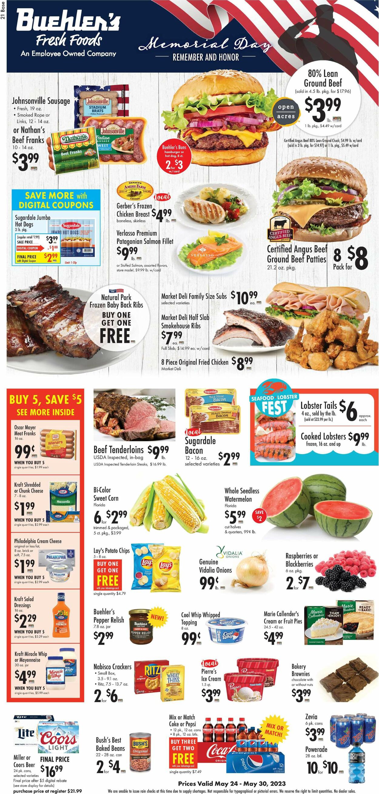 Catalogue Buehler's Fresh Foods from 05/24/2023