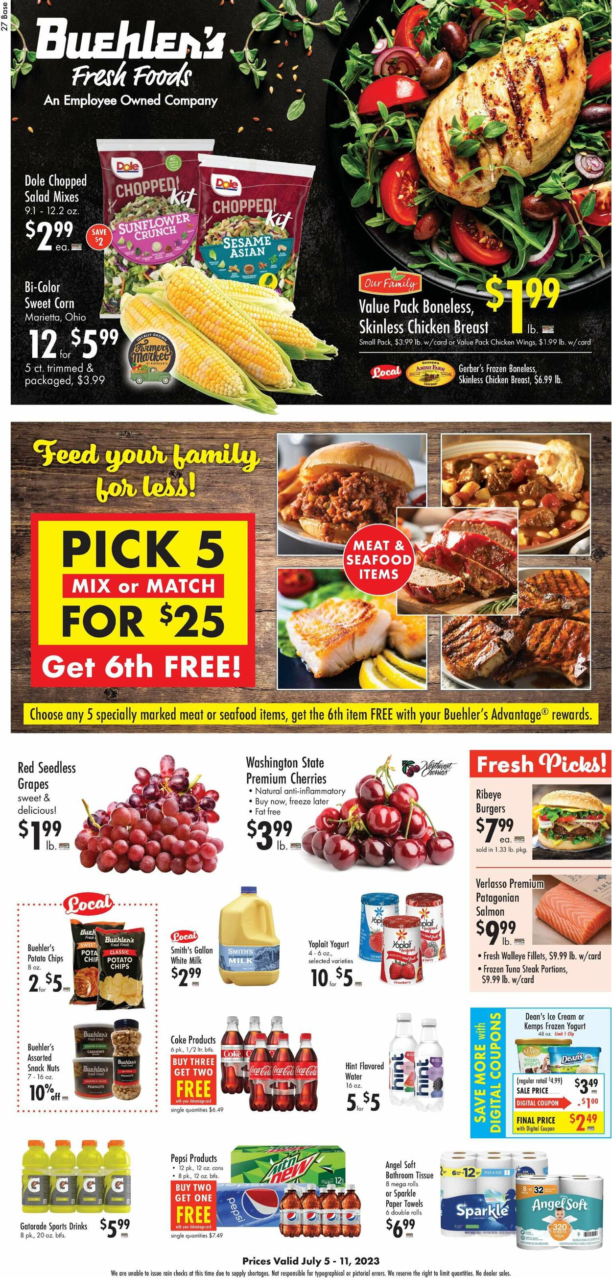Catalogue Buehler's Fresh Foods from 07/05/2023