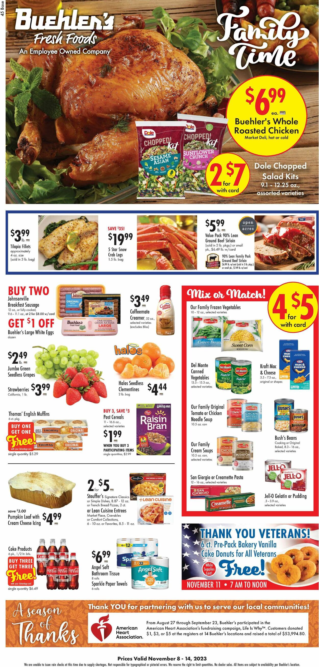 Catalogue Buehler's Fresh Foods from 11/08/2023