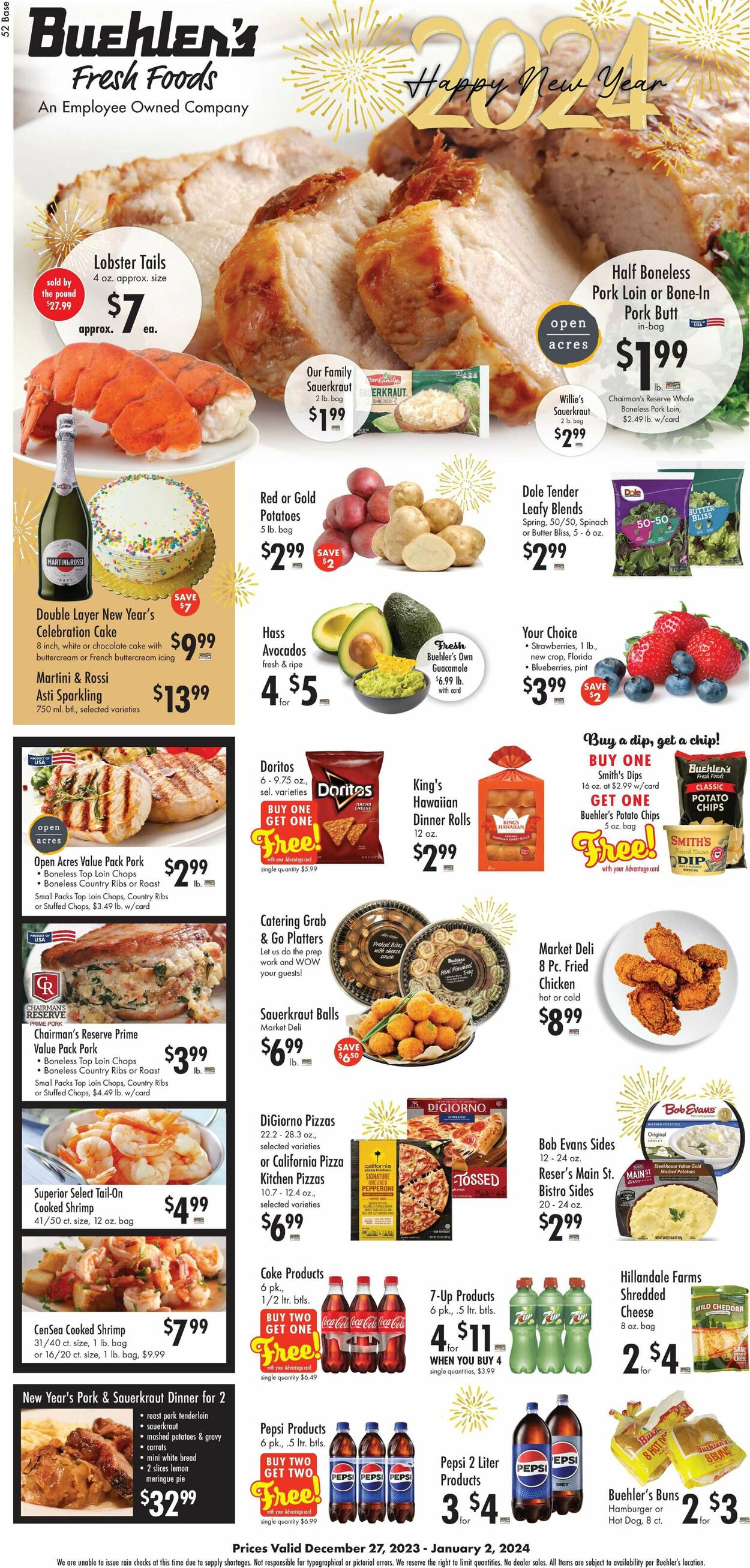 Catalogue Buehler's Fresh Foods from 12/27/2023